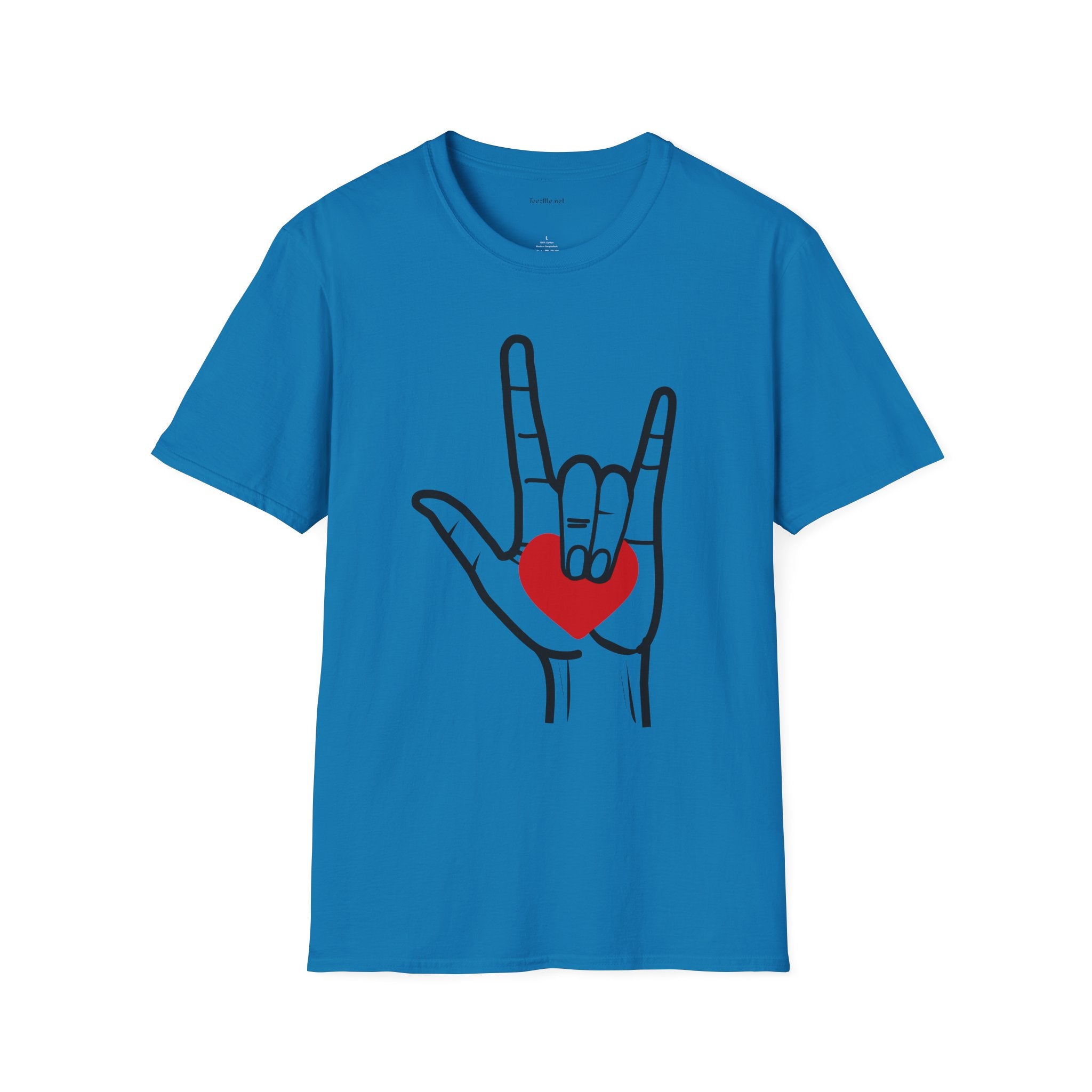 ASL Love  - Unisex Softstyle T-Shirt 100% Cotton Graphic
