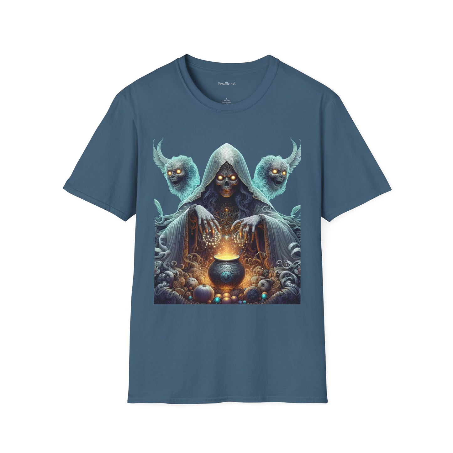 Anime Witch (4) Unisex Softstyle T-Shirt 100% Cotton Graphic