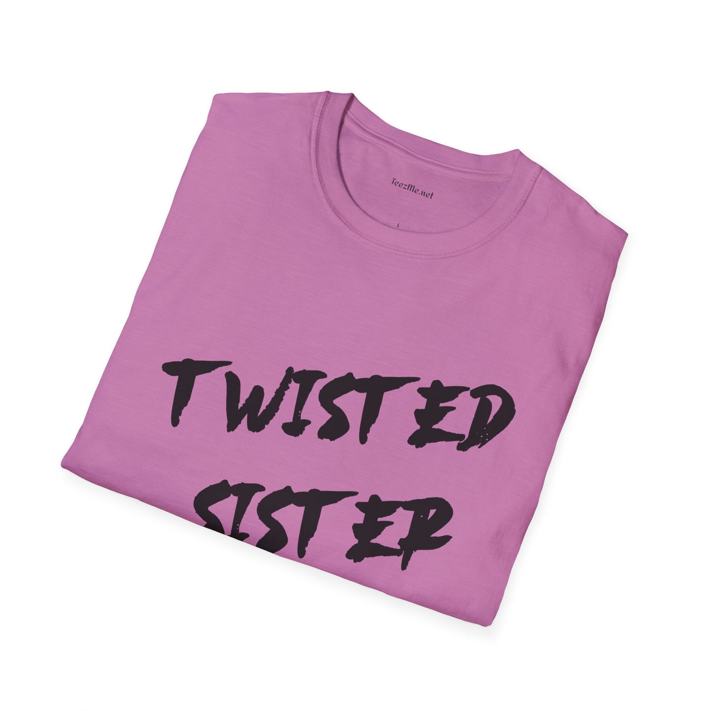 Twisted Sister 03 Unisex SoftStyle T-Shirt 100% Cotton