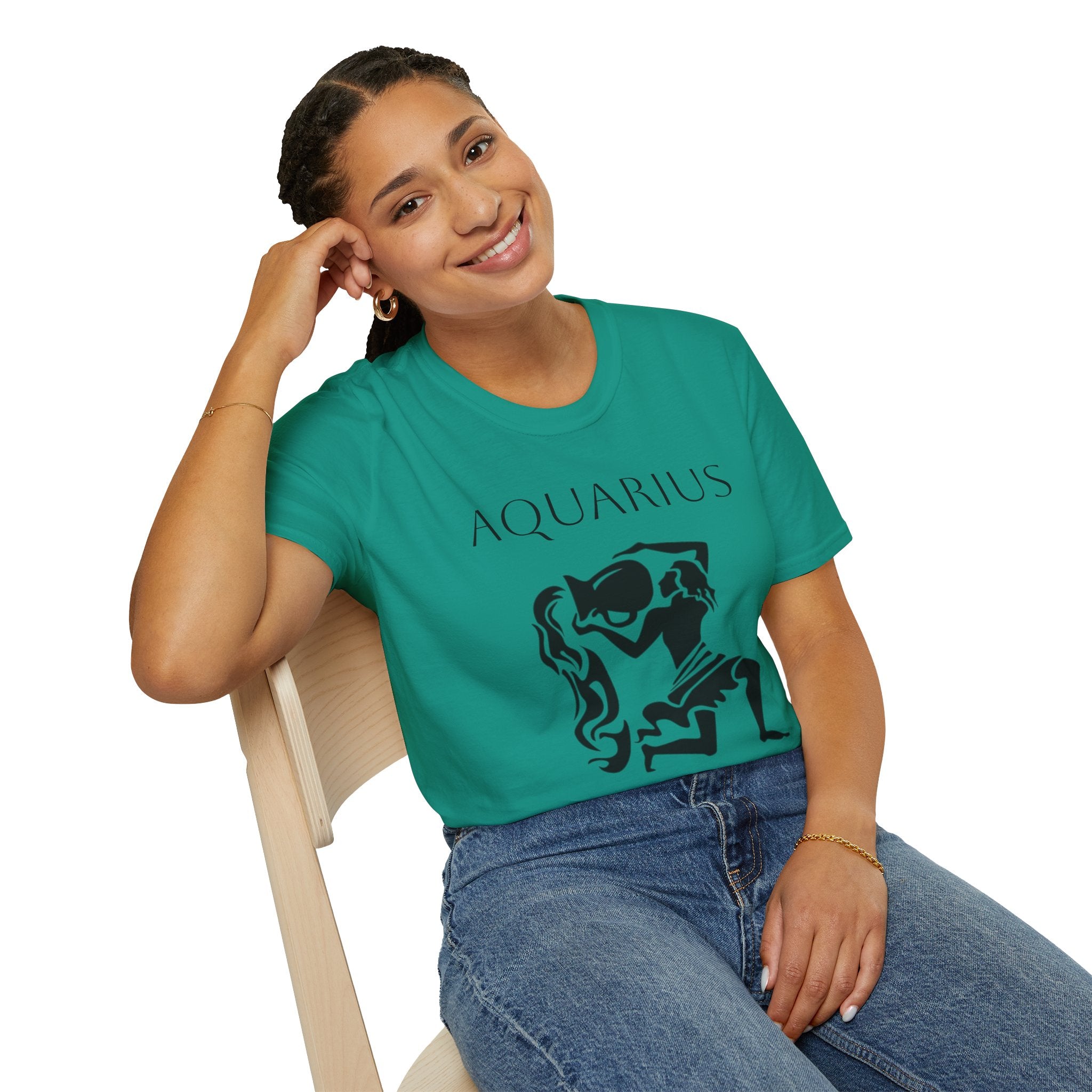 AQUARIUS - Unisex Softstyle T-Shirt 100% Cotton Graphic