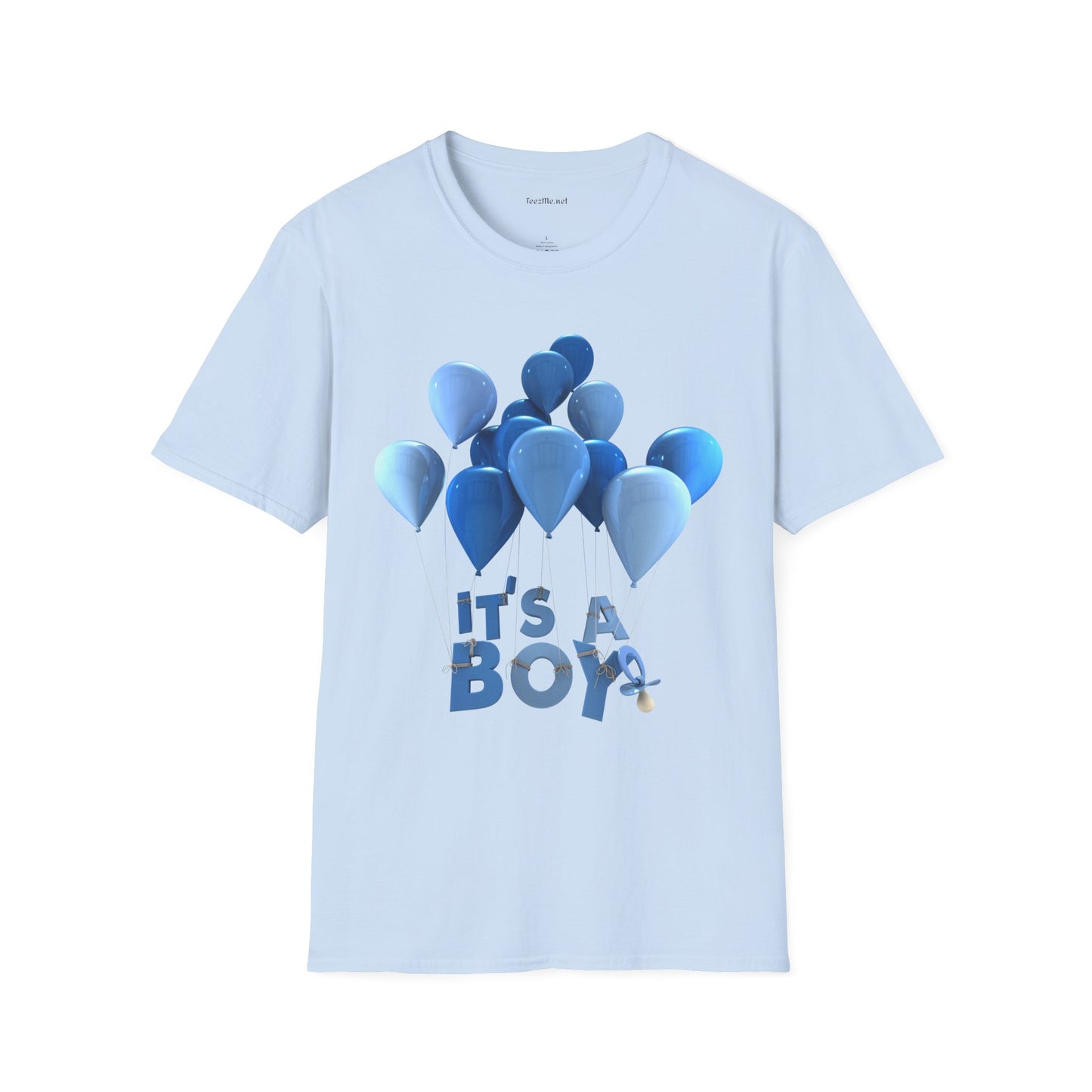 Gender Reveal BOY Unisex Softstyle T-Shirt 100% Cotton