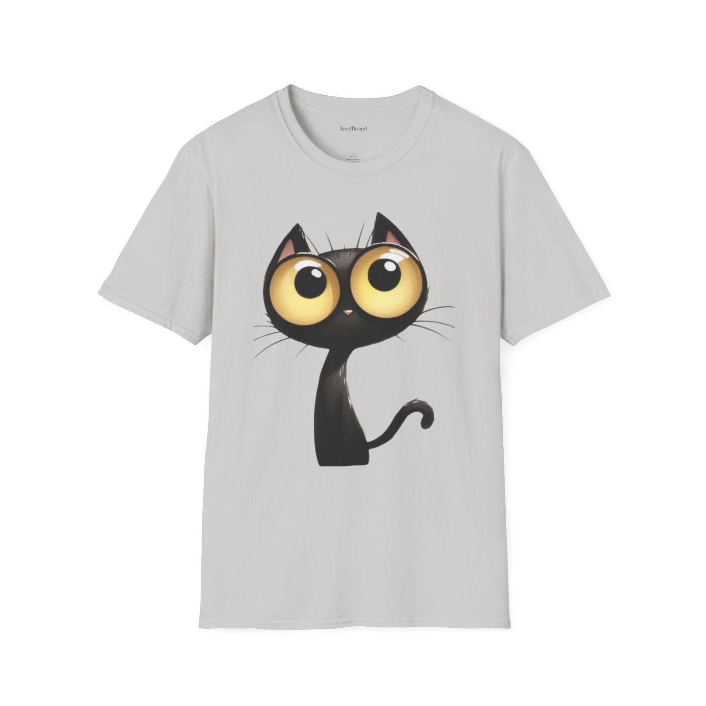 Crazy Cat 2 Unisex SoftStyle T-Shirt 100% Cotton Graphic