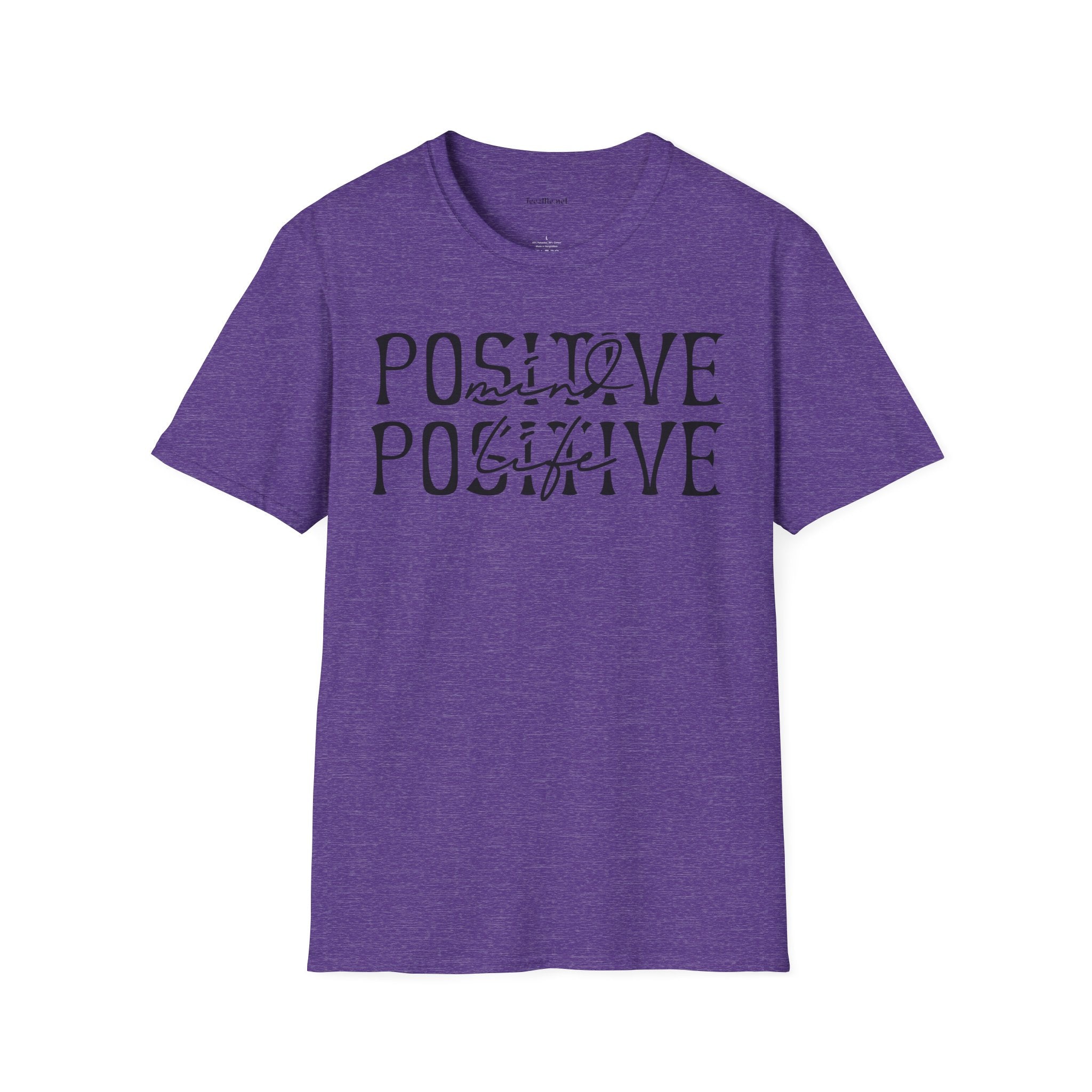 Positive Mind Positive Life - Unisex Softstyle T-Shirt 100% Cotton Graphic