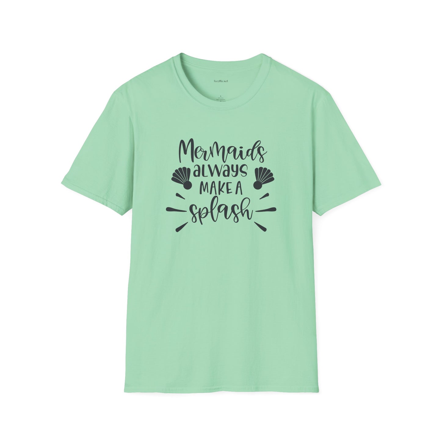 Mermaids make a splash - Unisex Softstyle T-Shirt 100% Cotton Graphic