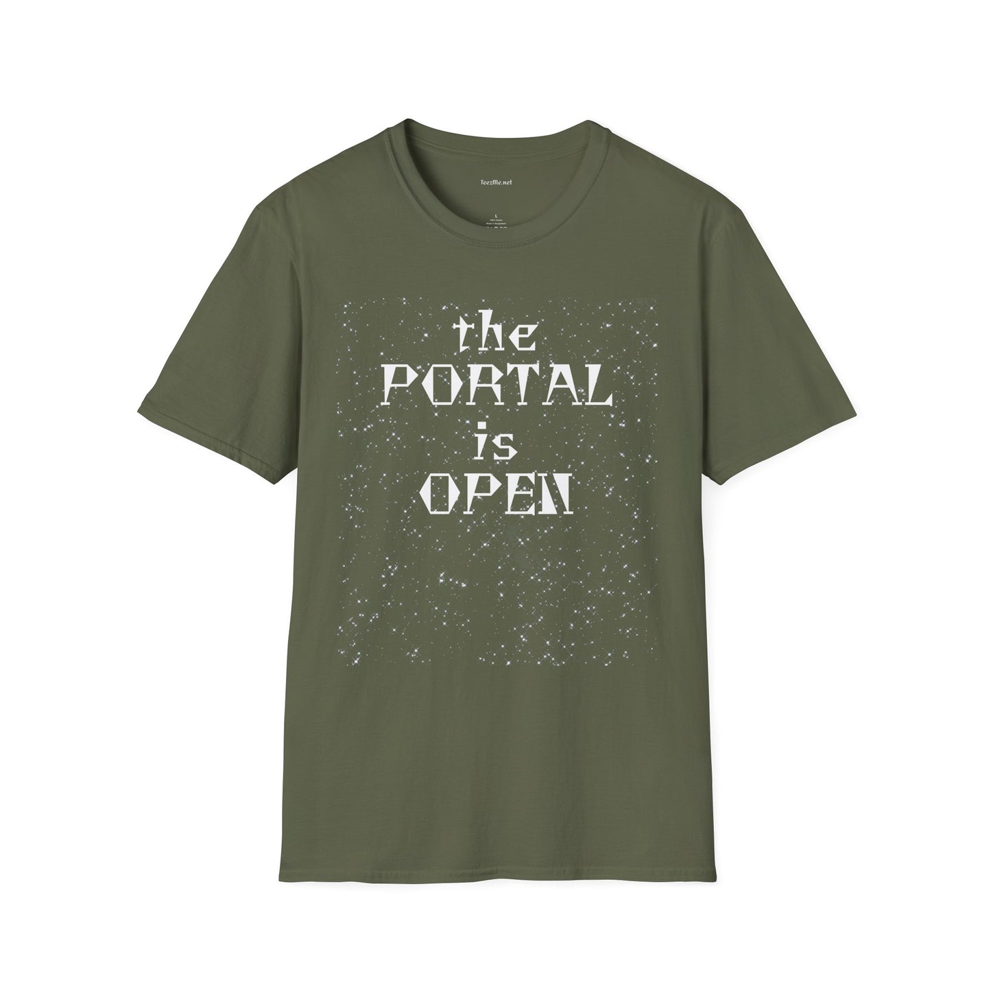 The PORTAL is OPEN - Unisex Softstyle T-Shirt 100% Cotton Graphic