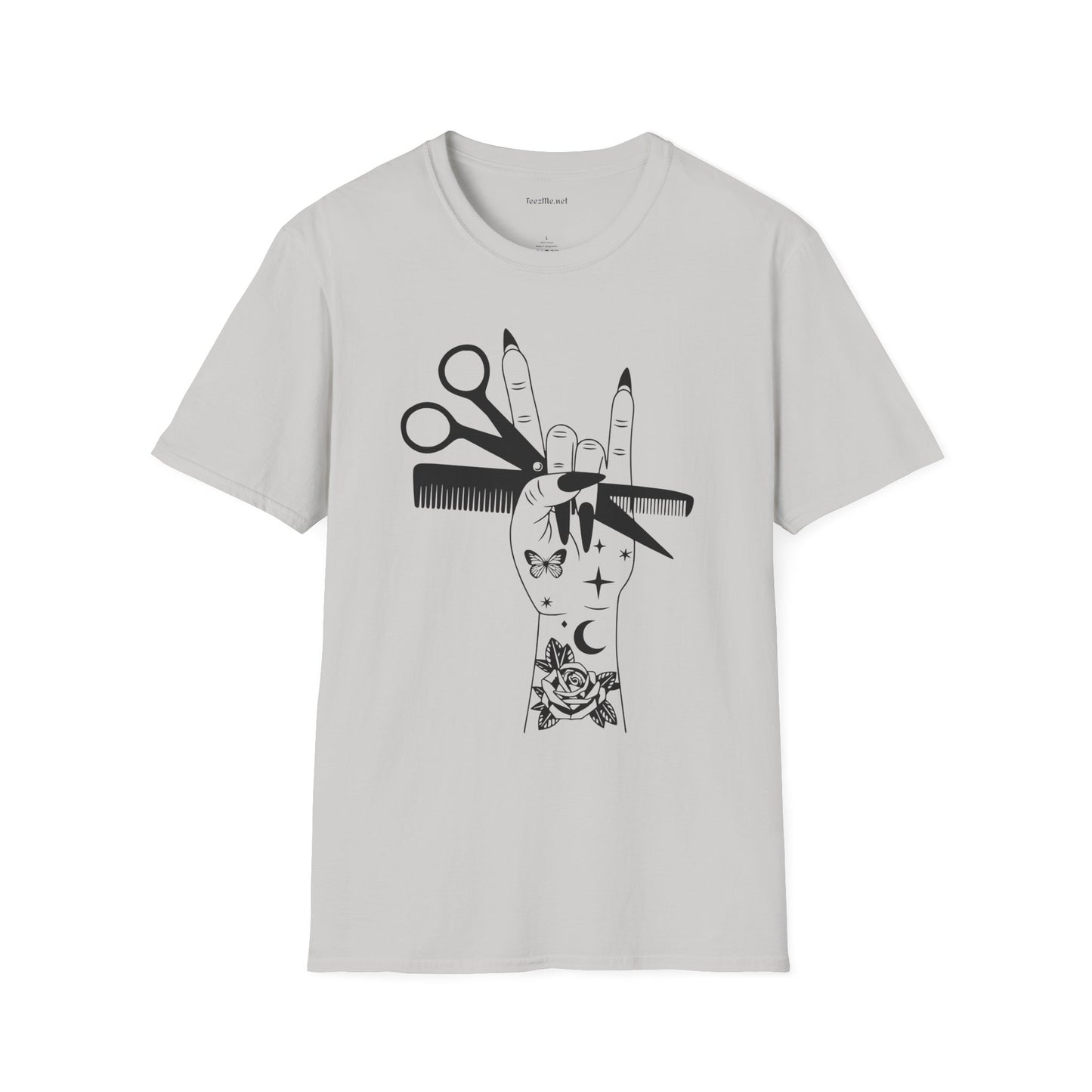 Hairstylist Boho Unisex Softstyle T-Shirt 100% Cotton Graphic