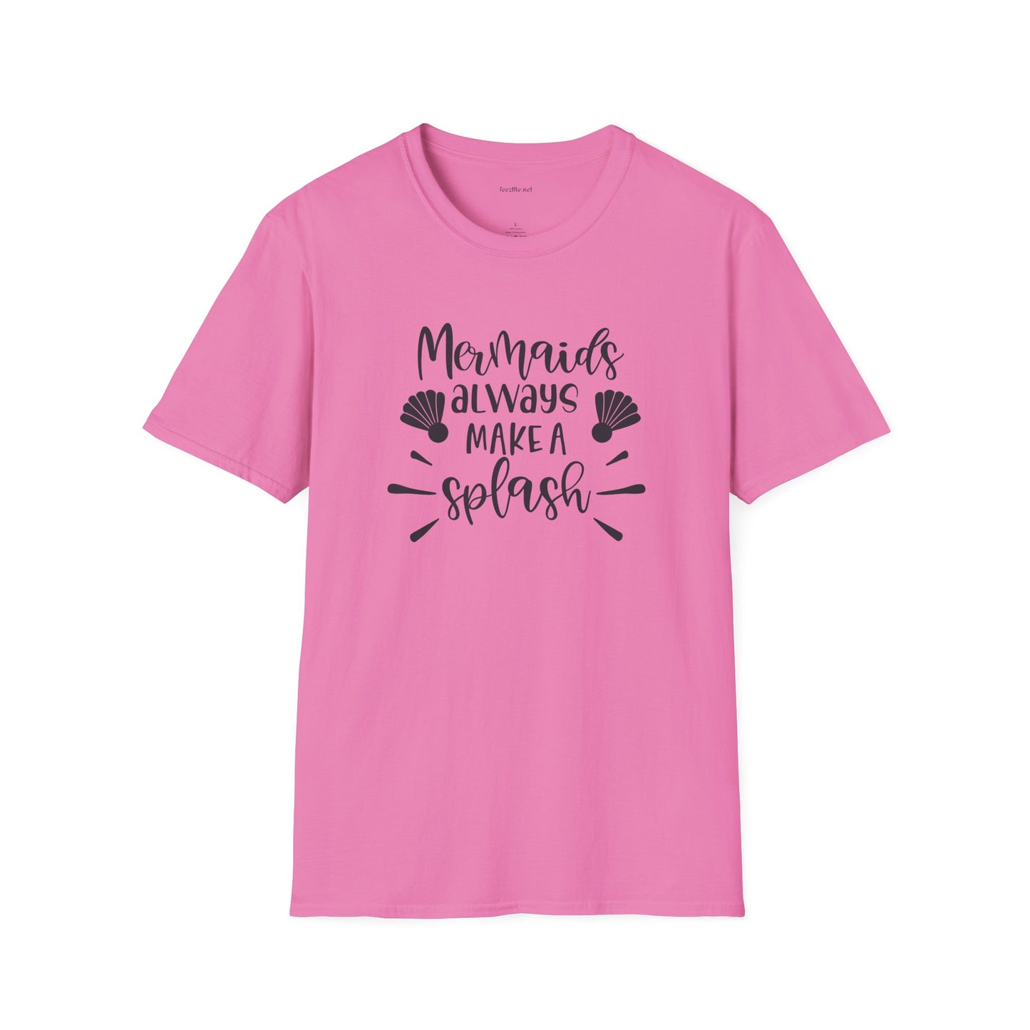 Mermaids make a splash - Unisex Softstyle T-Shirt 100% Cotton Graphic