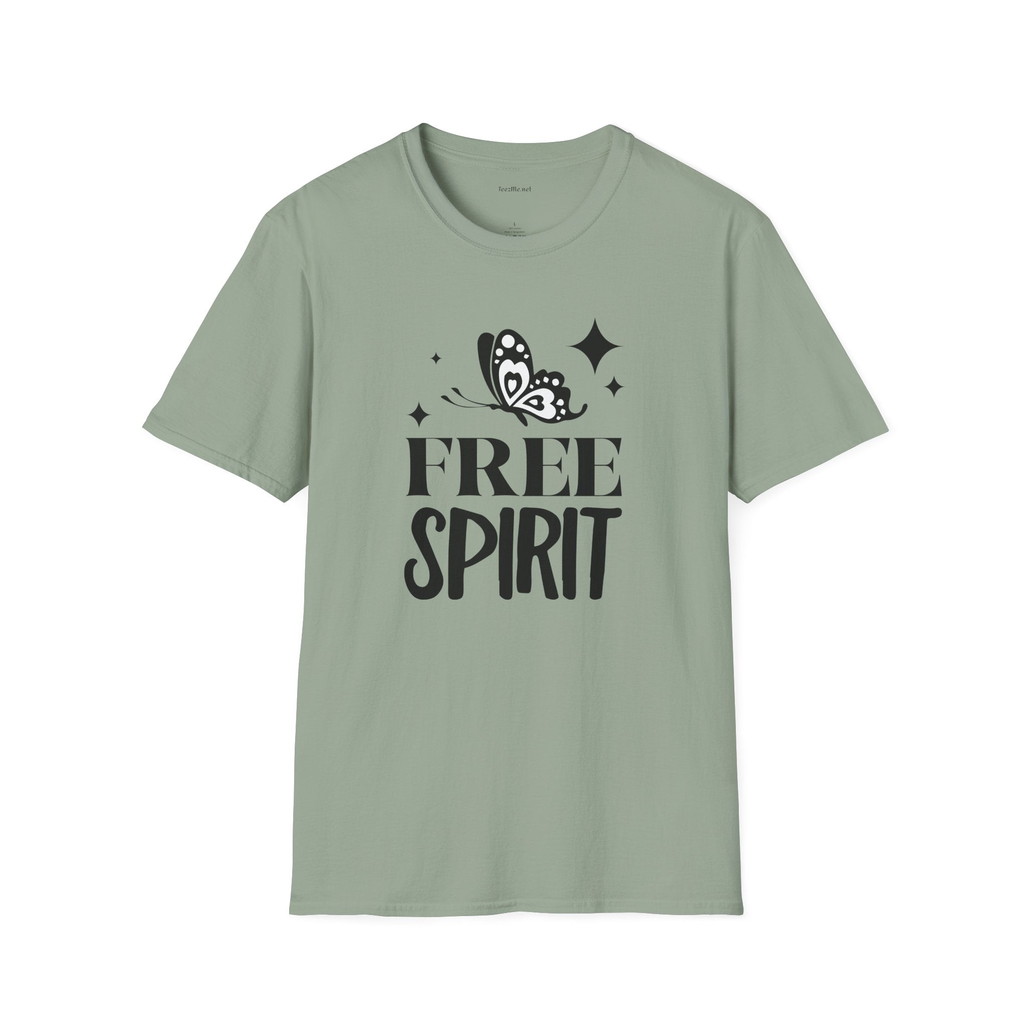 Free Spirit Butterfly T‑Shirt — Boho Casual Graphic Tee