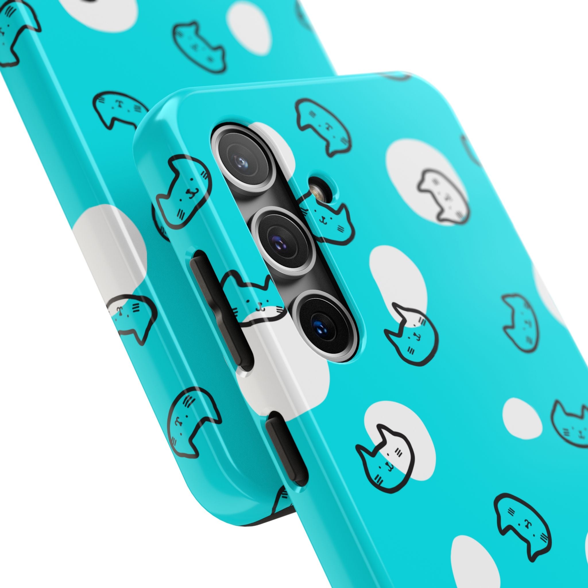 Cute Cat Pattern Cell Phone Case Tough Phone Cases