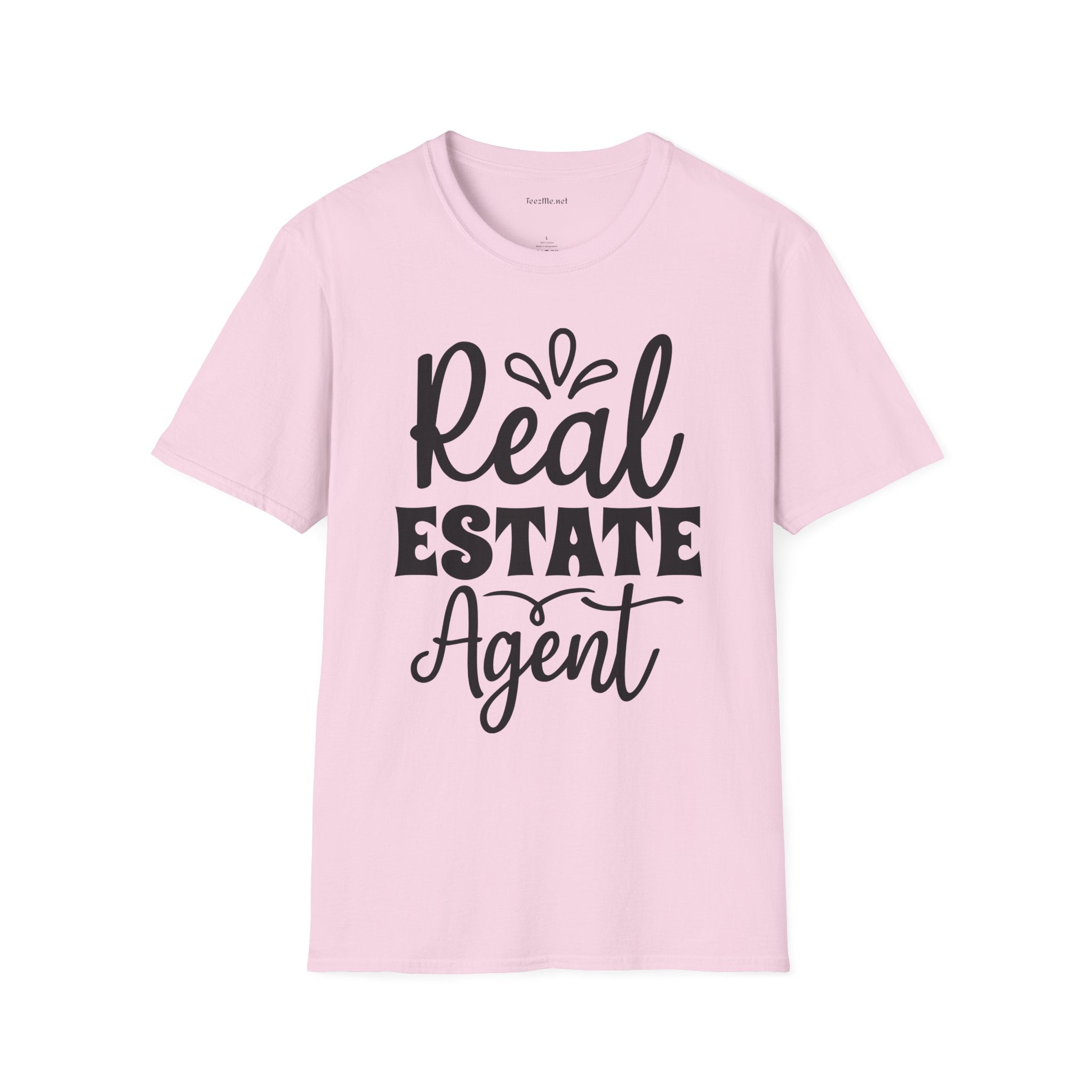 Real Estate Agent Unisex Soft Style T-Shirt 100% Cotton Graphic