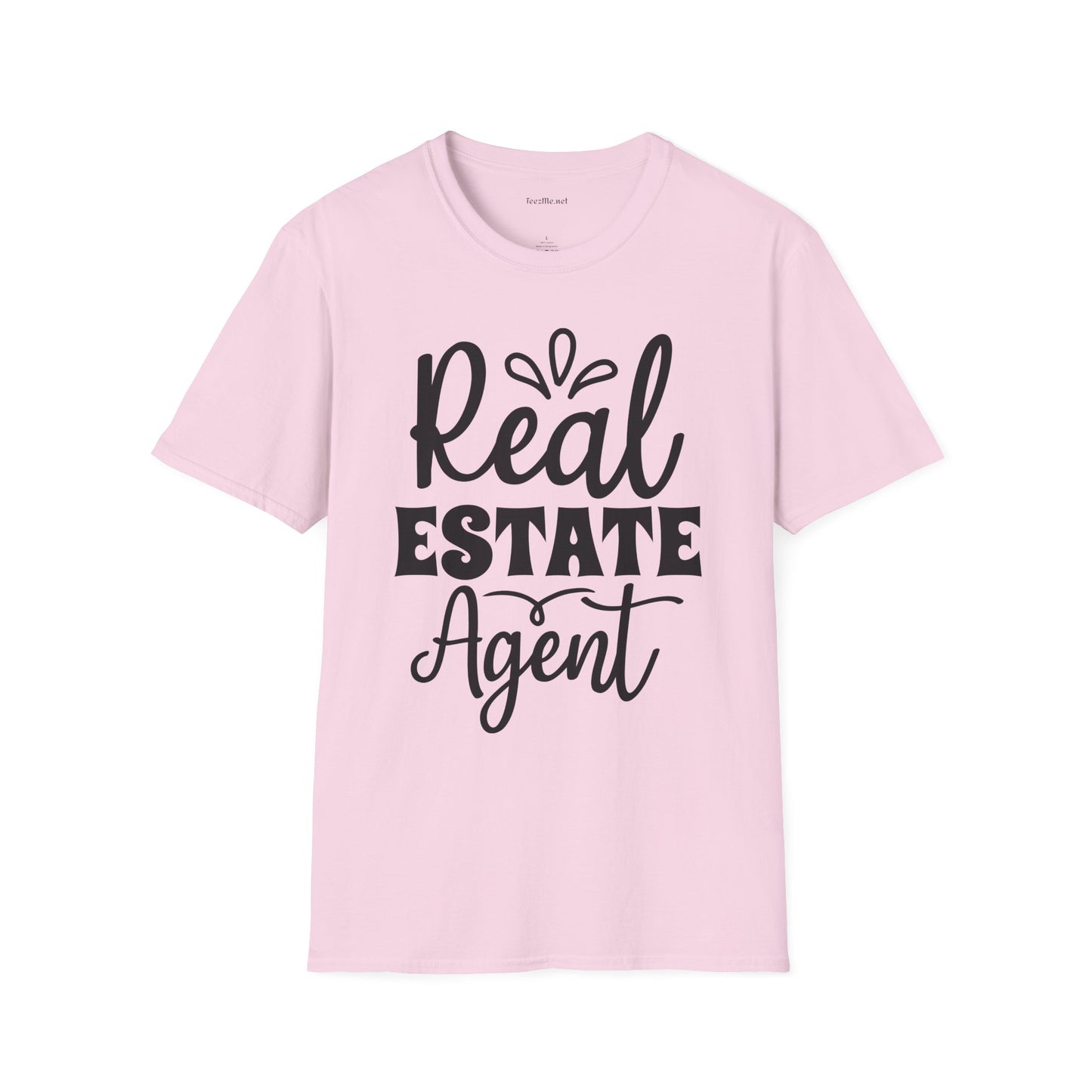 Real Estate Agent Unisex Soft Style T-Shirt 100% Cotton Graphic