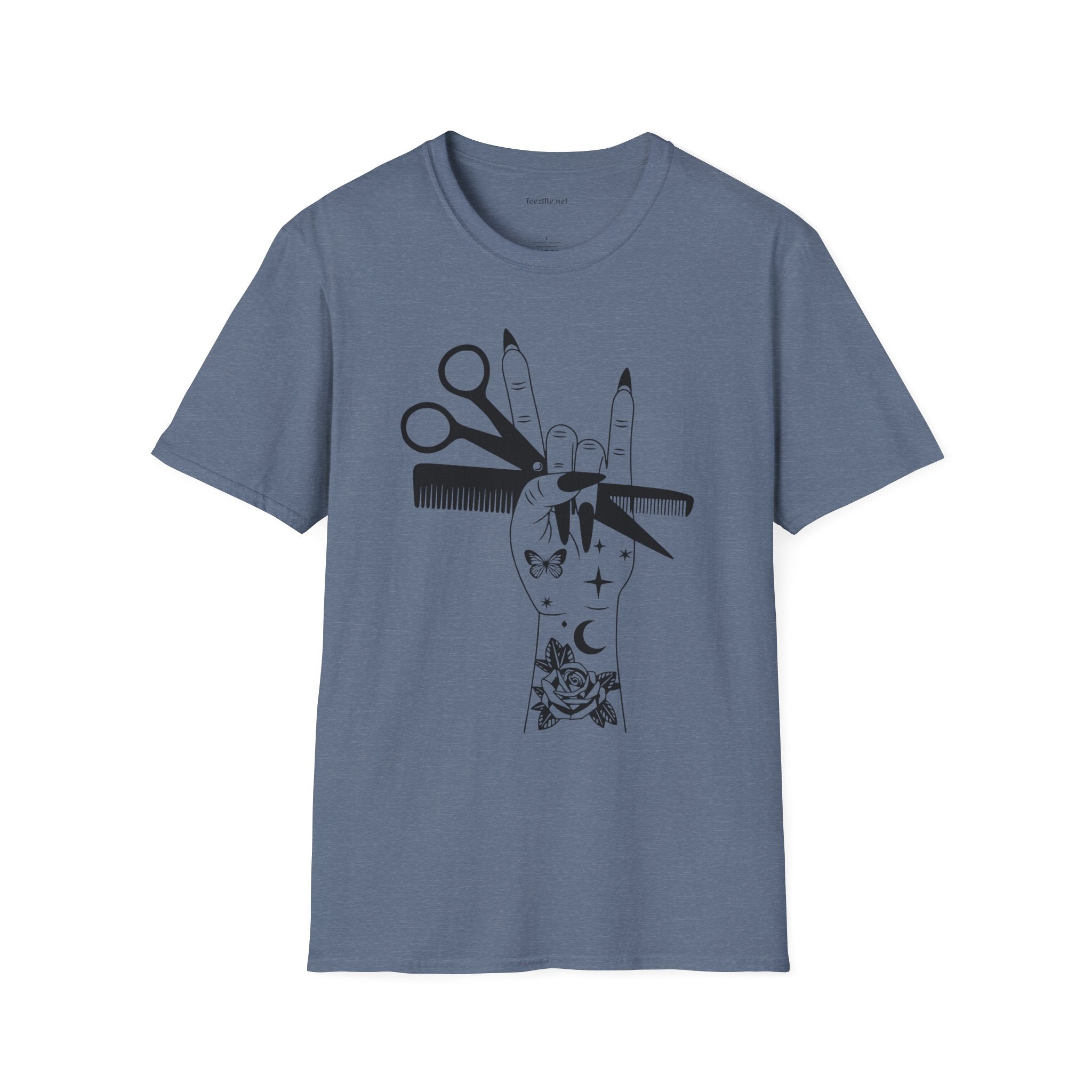Hairstylist Boho Unisex Softstyle T-Shirt 100% Cotton Graphic