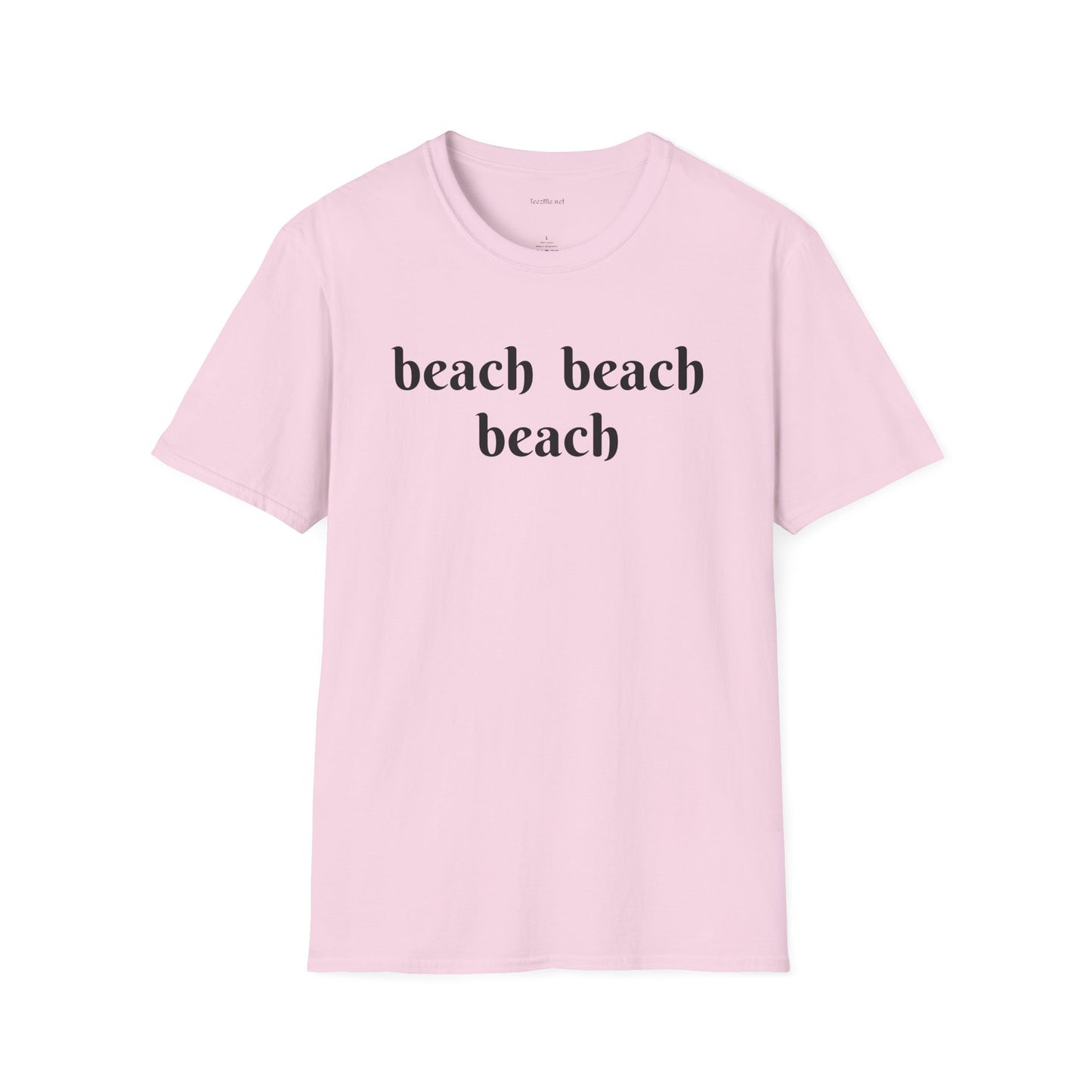 beach beach beach - Unisex Softstyle T-Shirt 100% Cotton Graphic