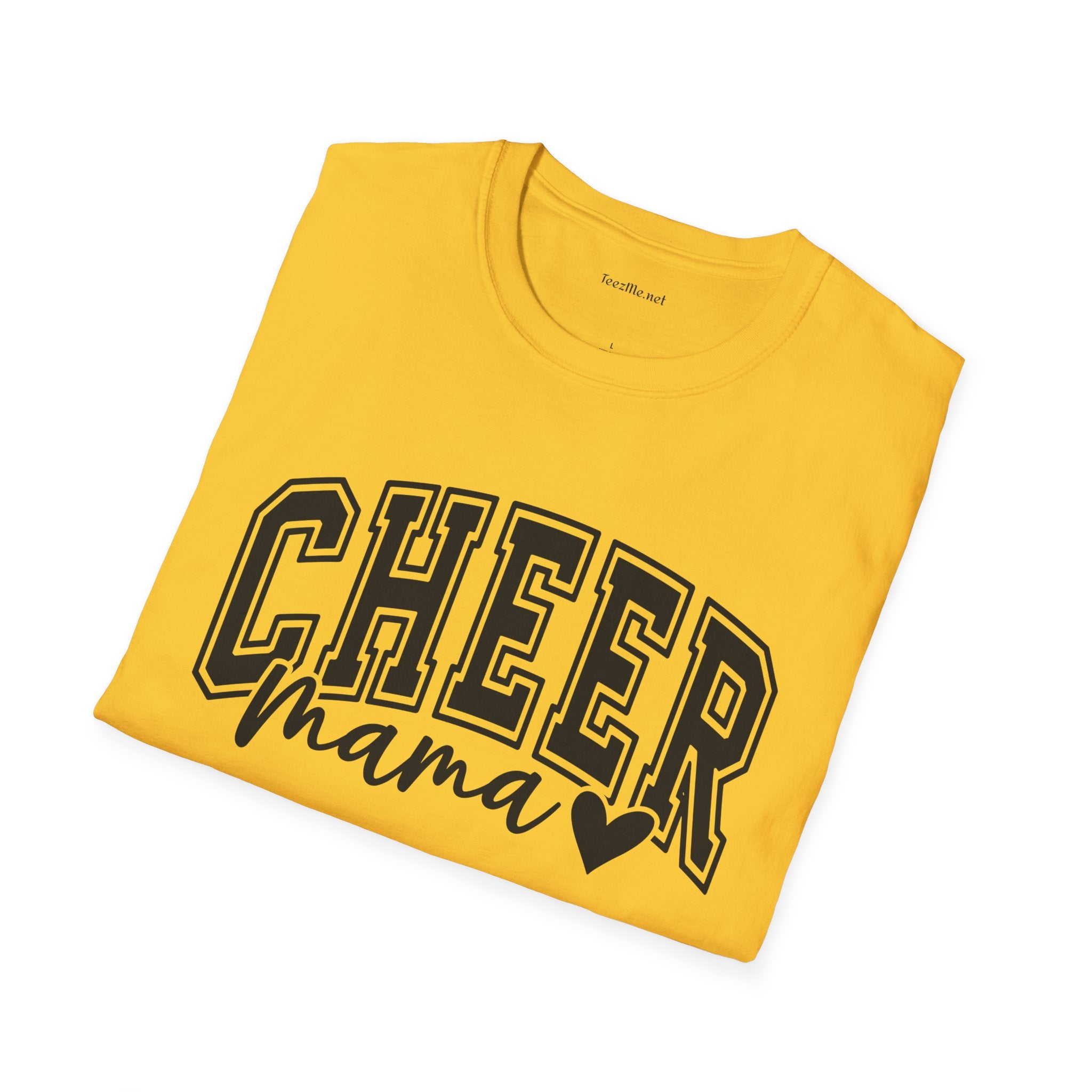 Cheer Mama Unisex Soft Style T-Shirt 100% Cotton Graphic