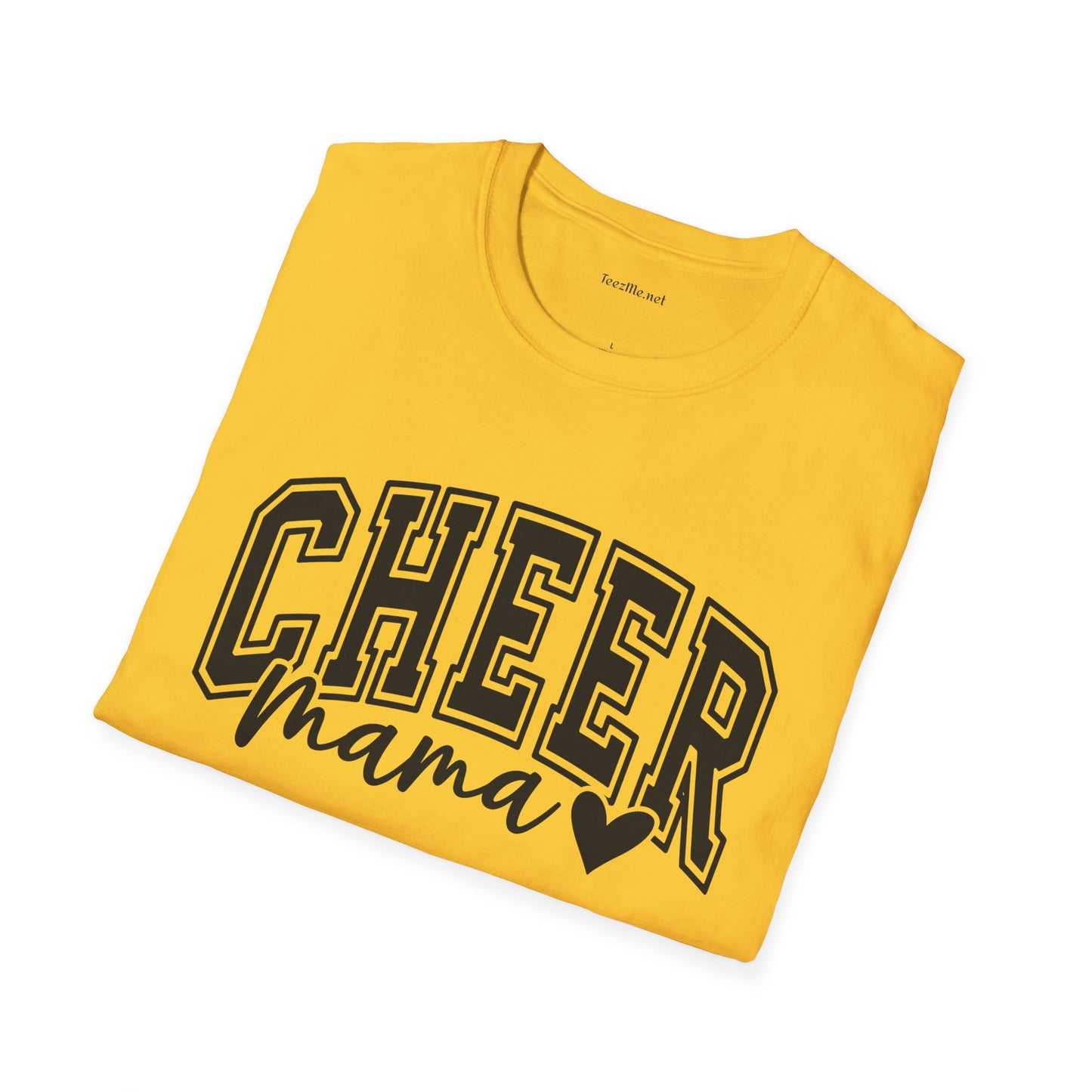 Cheer Mama Unisex Soft Style T-Shirt 100% Cotton Graphic