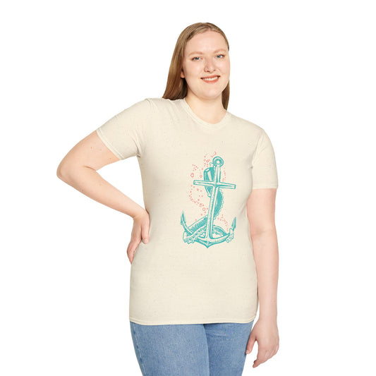 Anchor - Unisex Softstyle T-Shirt 100% Cotton Graphic