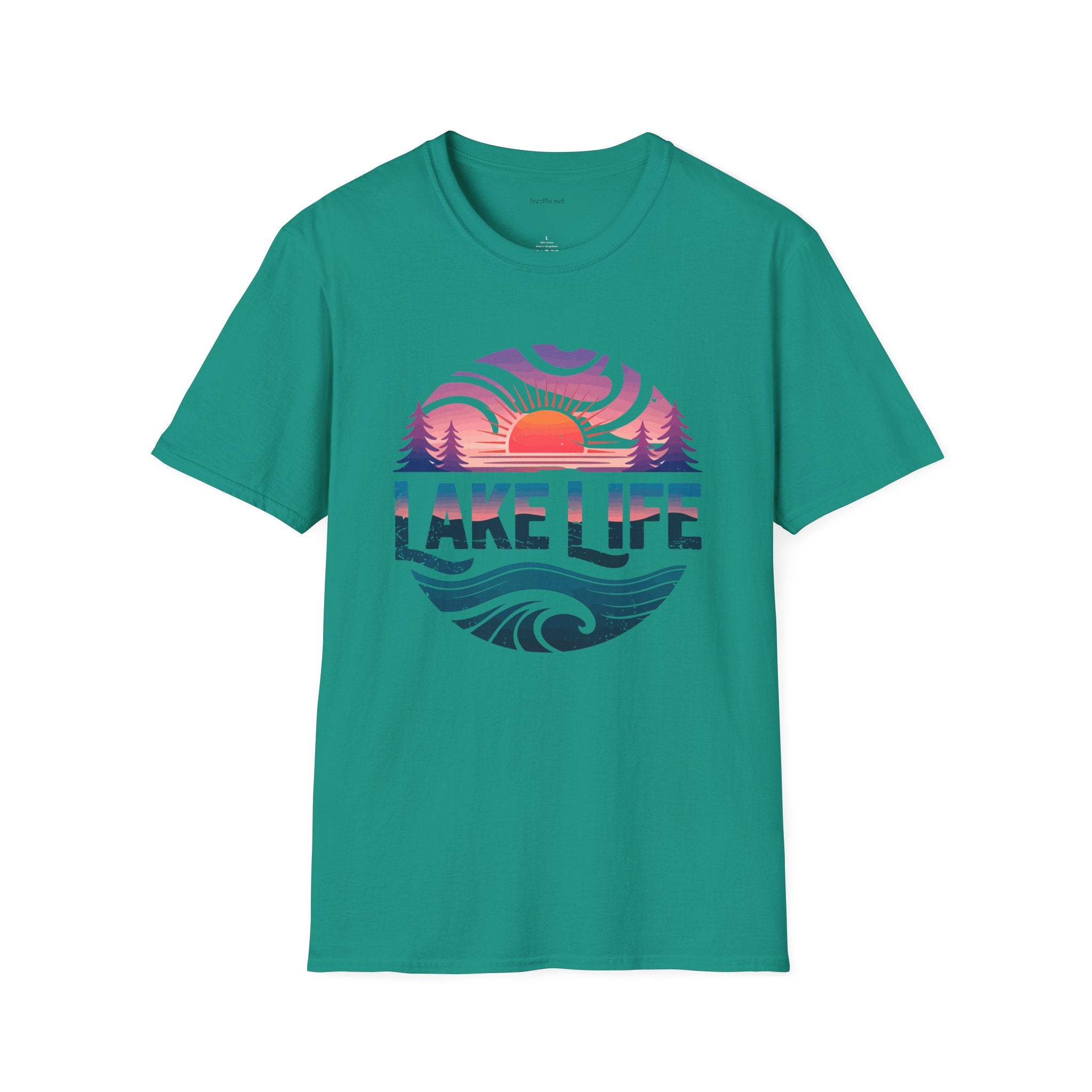 Lake Life  - Unisex Softstyle T-Shirt 100% Cotton Graphic