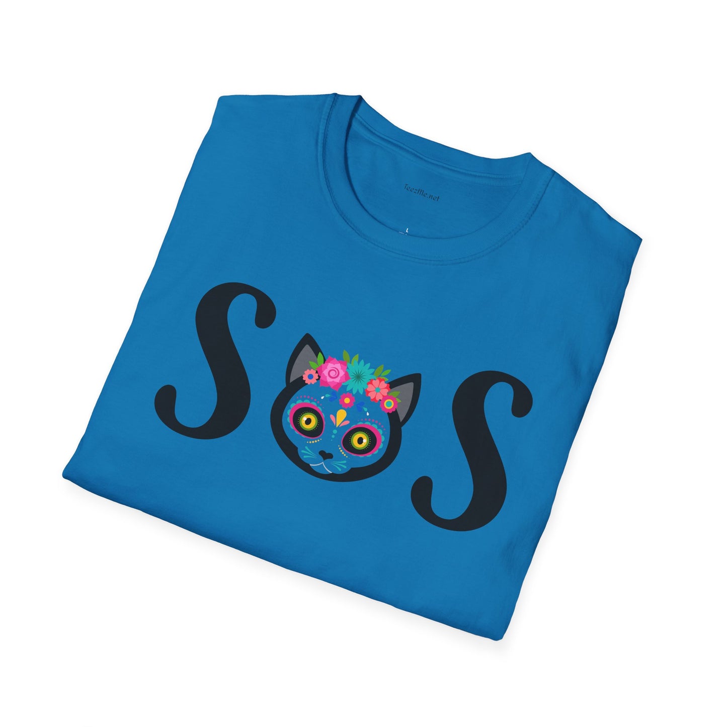 S O S - Unisex Softstyle T-Shirt 100% Cotton Graphic