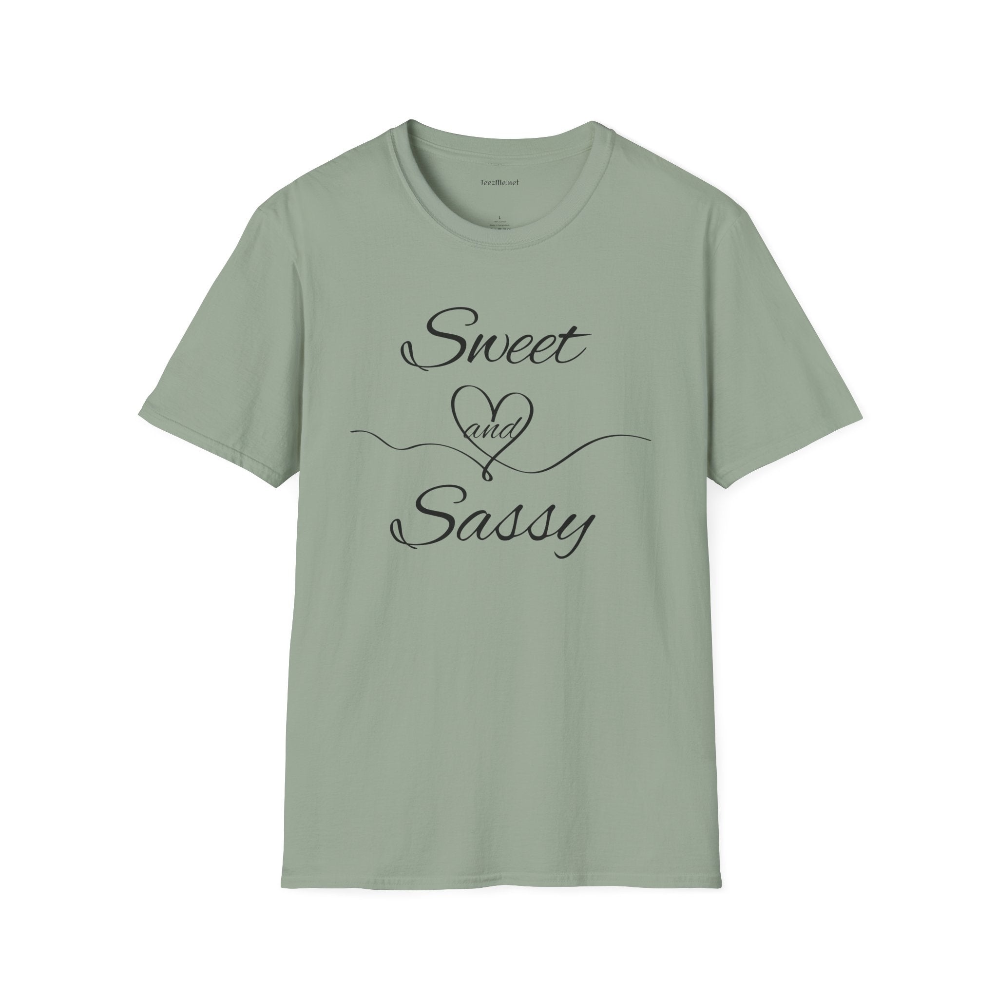 Sweet and Sassy - Unisex Softstyle T-Shirt 100% Cotton Graphic
