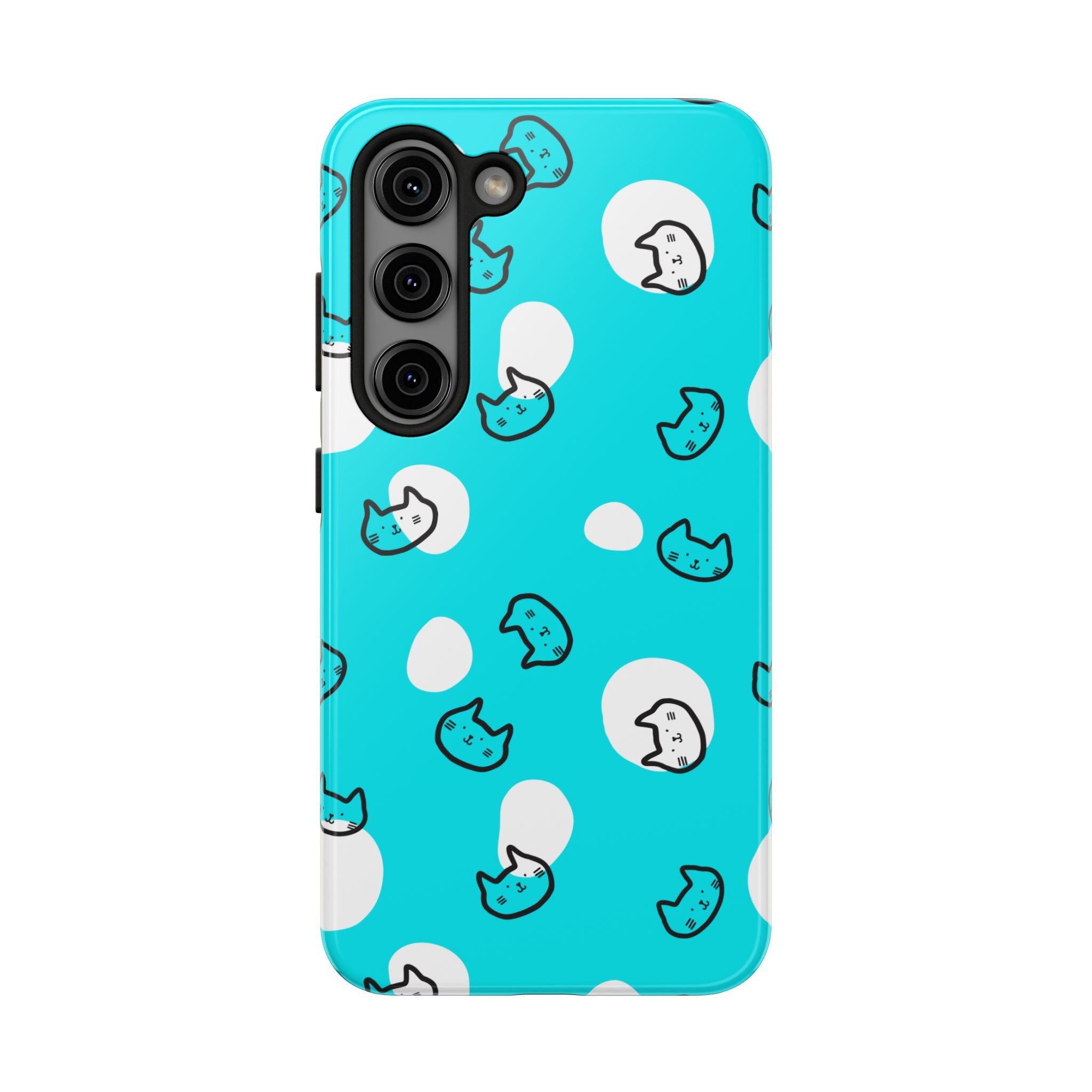 Cute Cat Pattern Cell Phone Case Tough Phone Cases