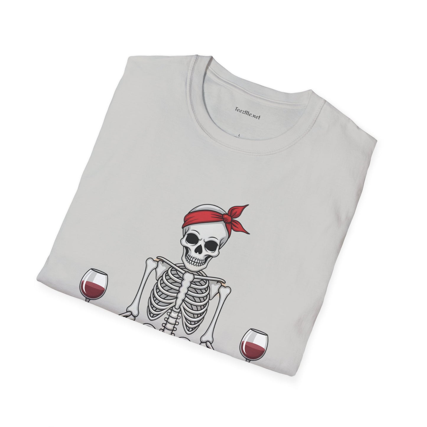 Namaste Skeleton - Unisex Softstyle T-Shirt 100% Cotton Graphic