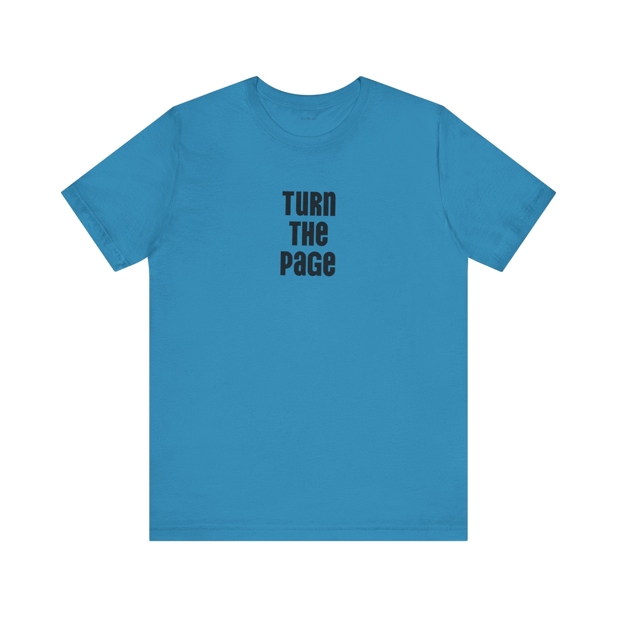 Turn the Page - Unisex Jersey Short Sleeve Tee