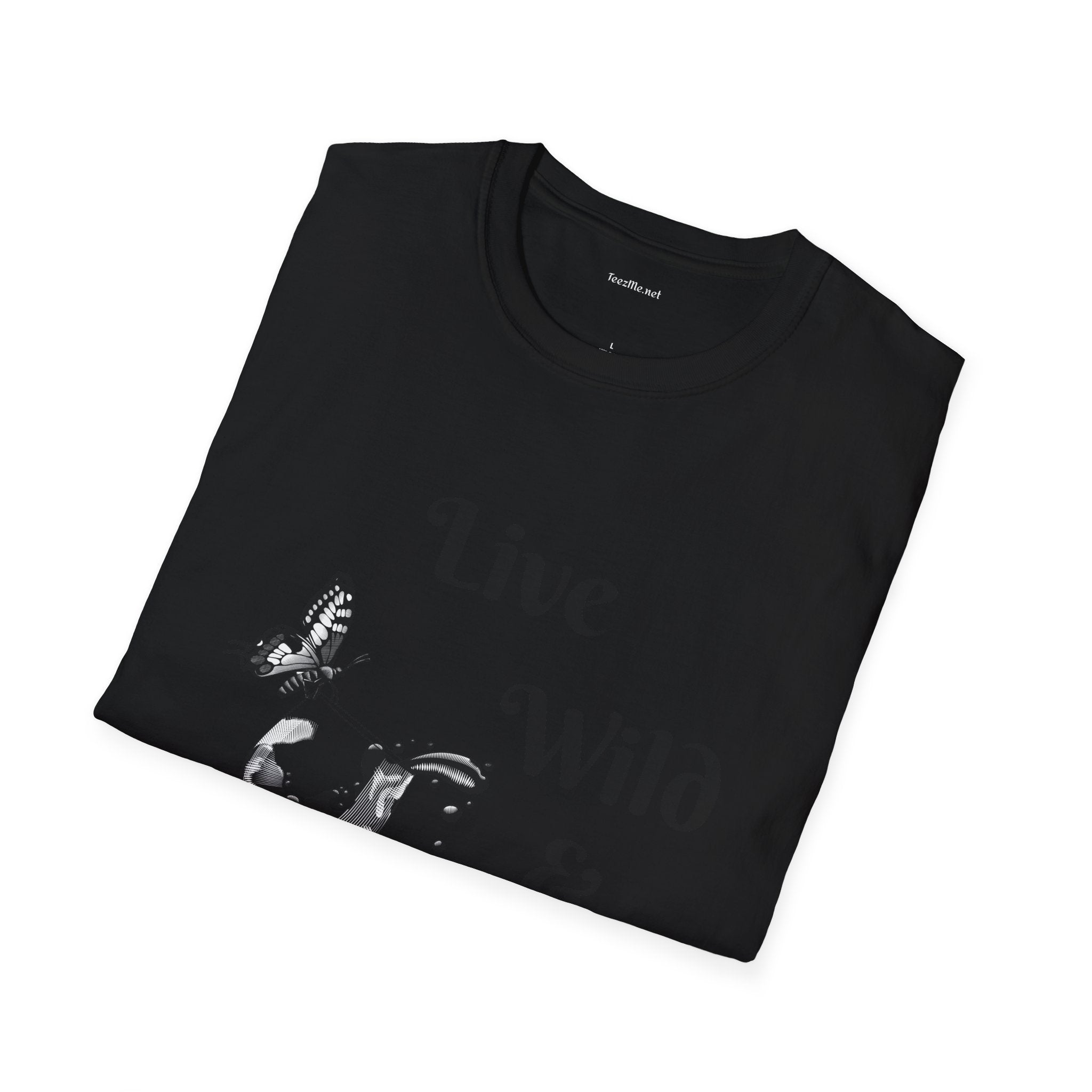 Live Wild & Free -  Unisex Softstyle T-Shirt 100% Cotton Graphic