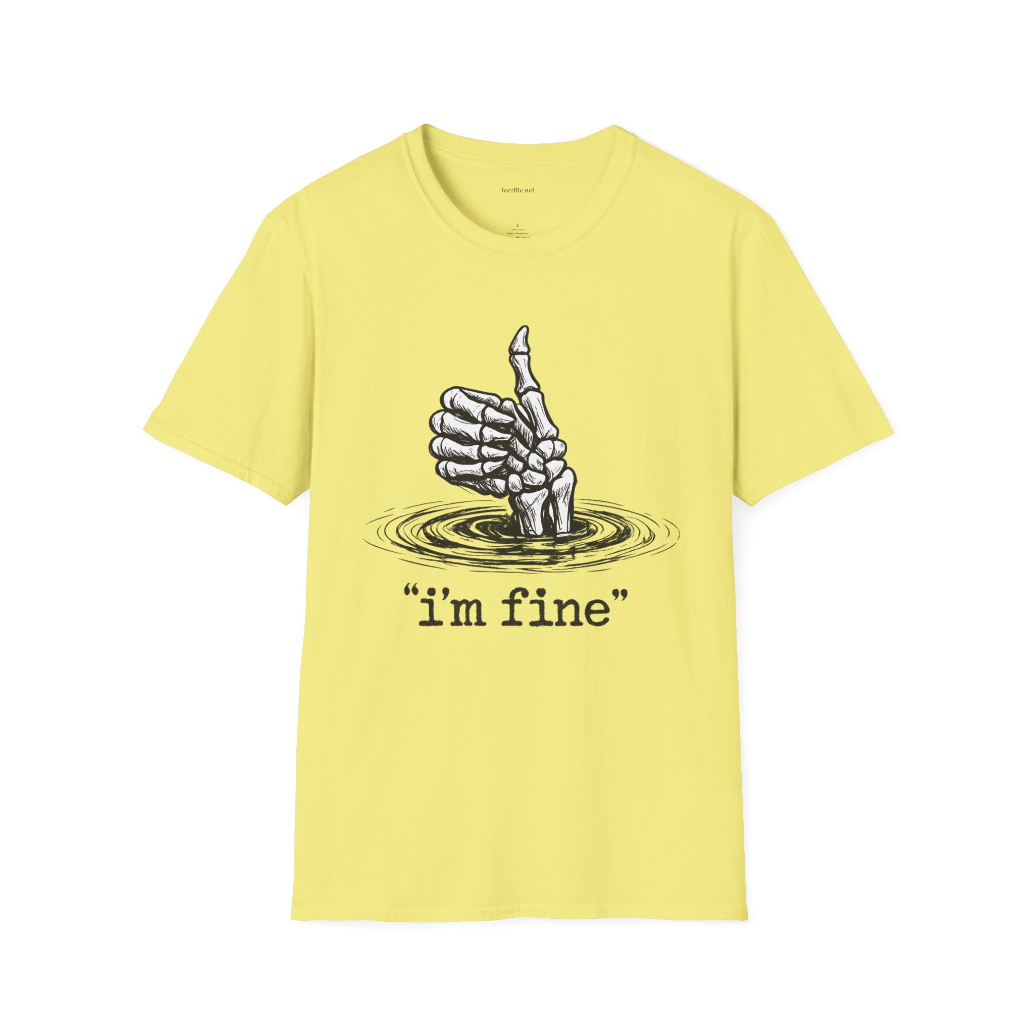 I'm Fine Skeleton Thumbs Up T-Shirt