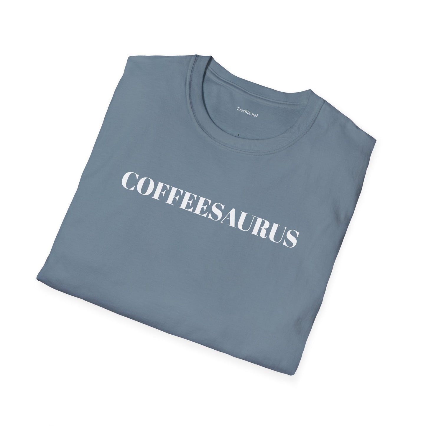 COFFEESAURUS - Unisex Softstyle T-Shirt 100% Cotton Graphic