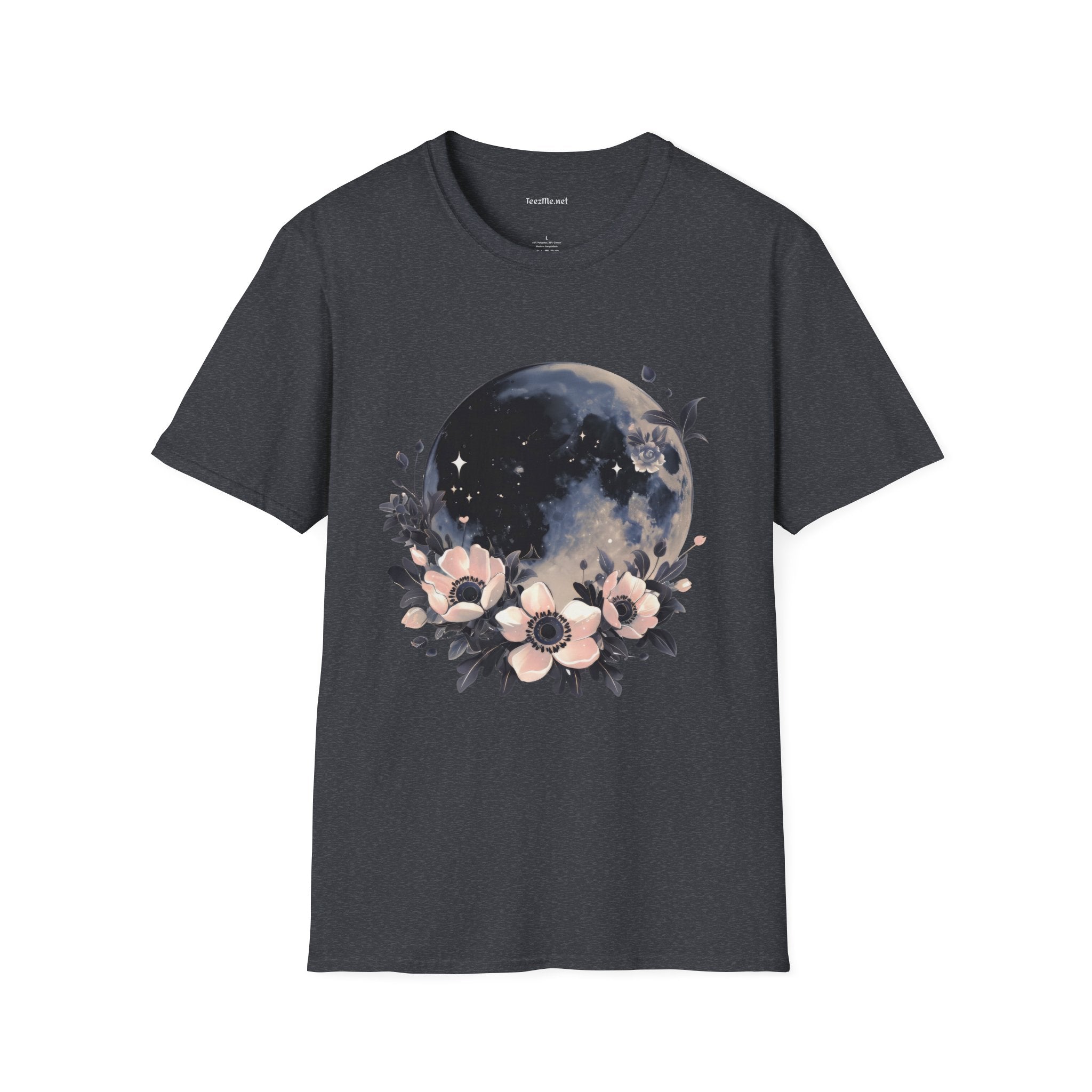 BOHO Black Moon - Unisex Softstyle T-Shirt 100% Cotton Graphic