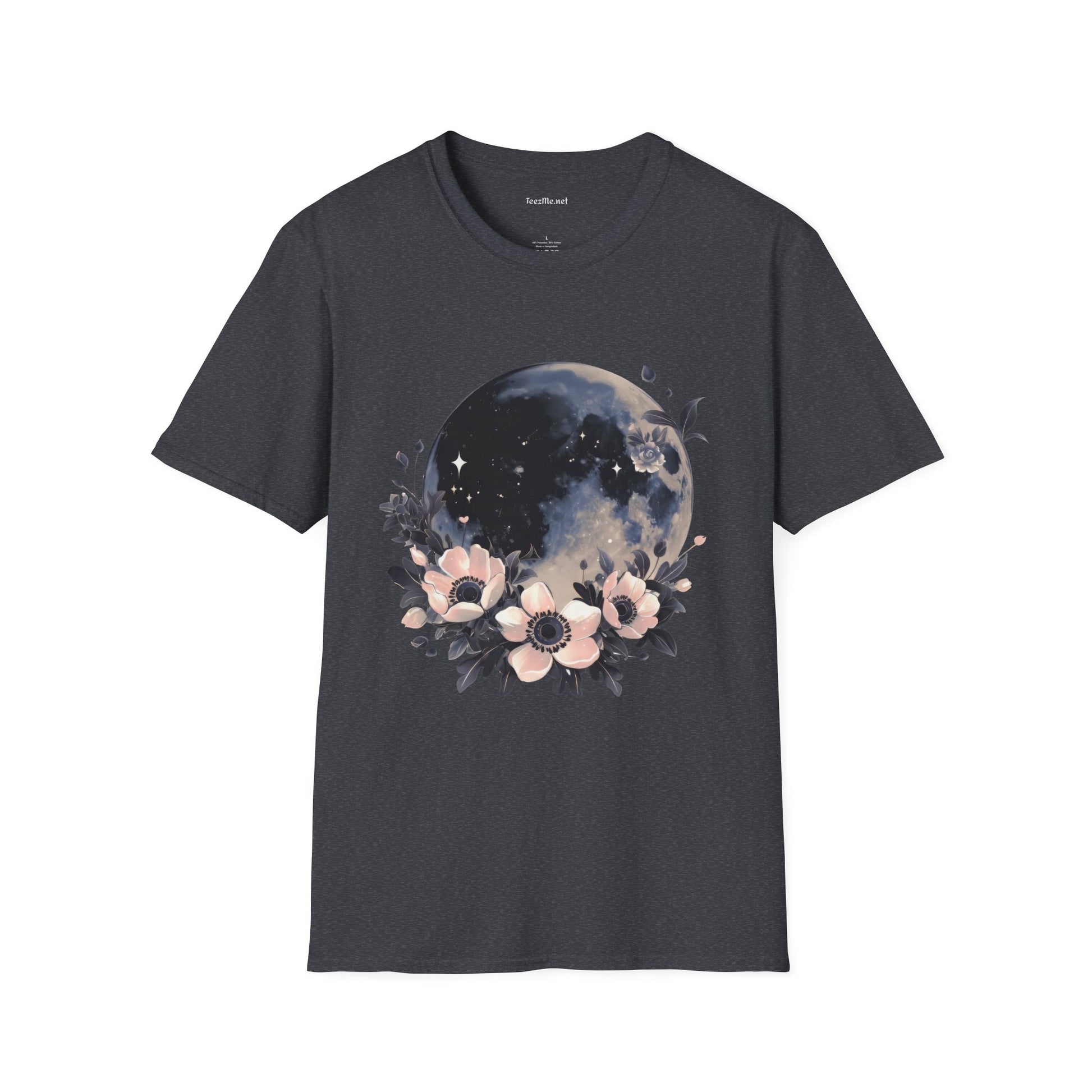 BOHO Black Moon - Unisex Softstyle T-Shirt 100% Cotton Graphic