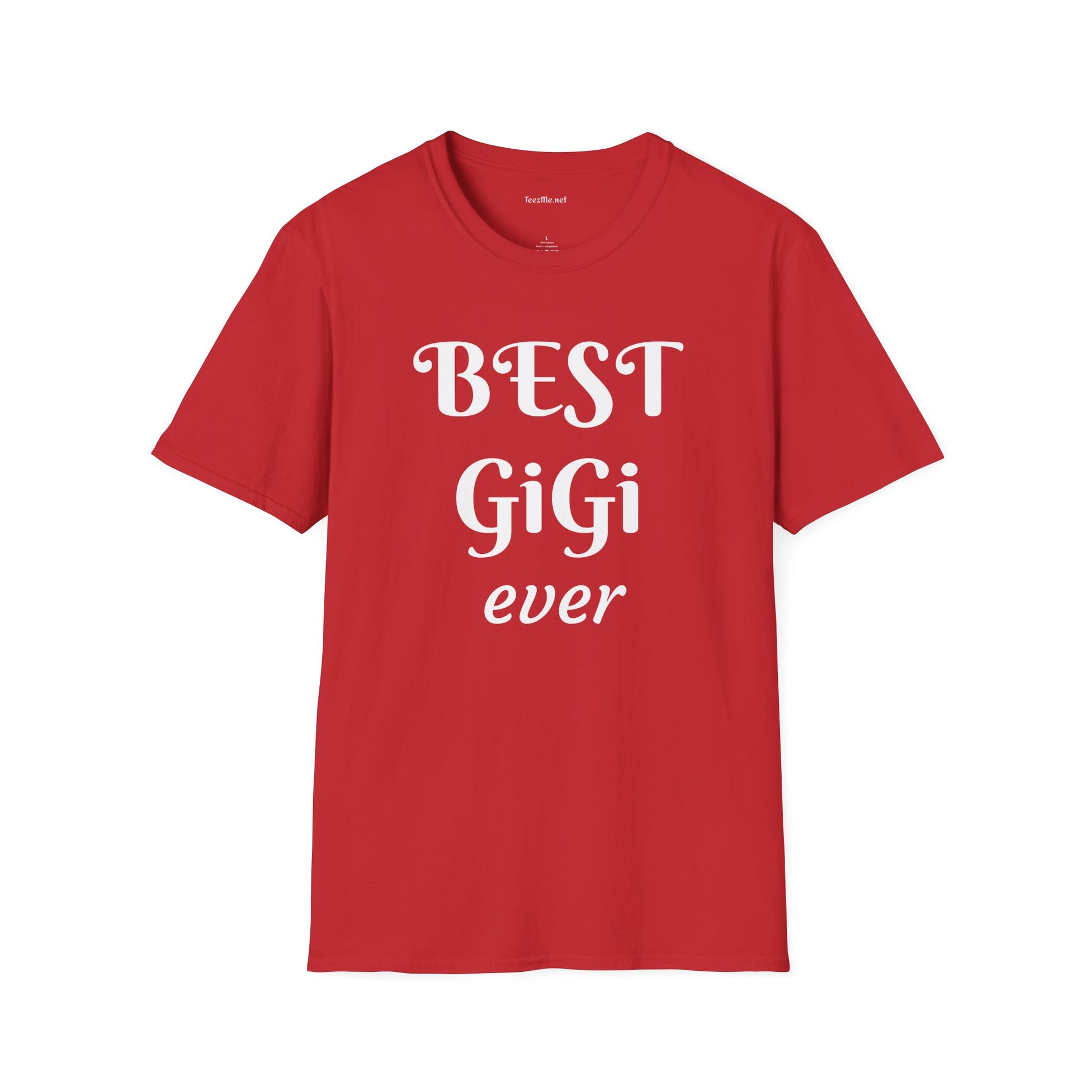Best GiGi ever - Unisex Softstyle T-Shirt 100% Cotton Graphic