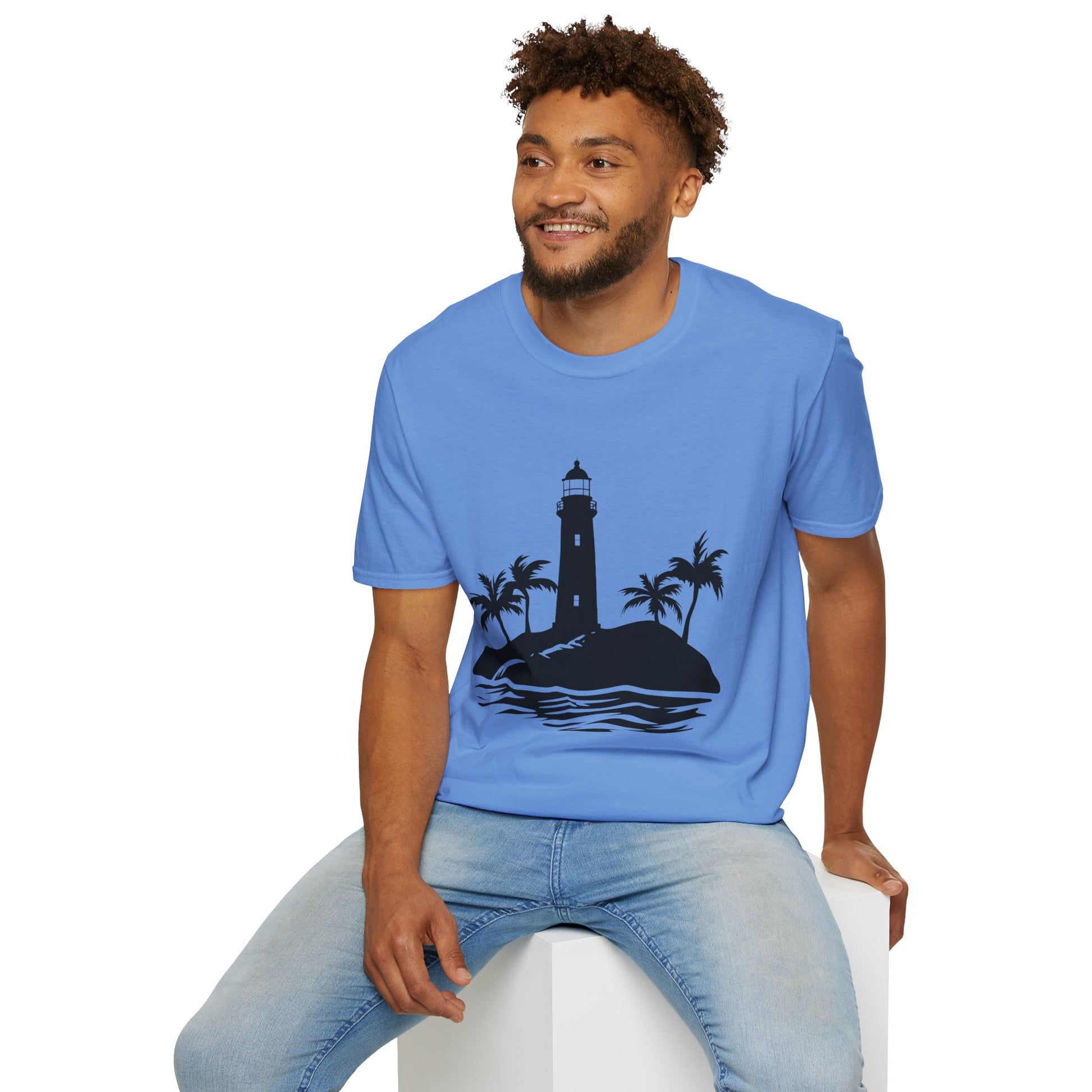 Lighthouse - Unisex Softstyle T-Shirt 100% Cotton Graphic