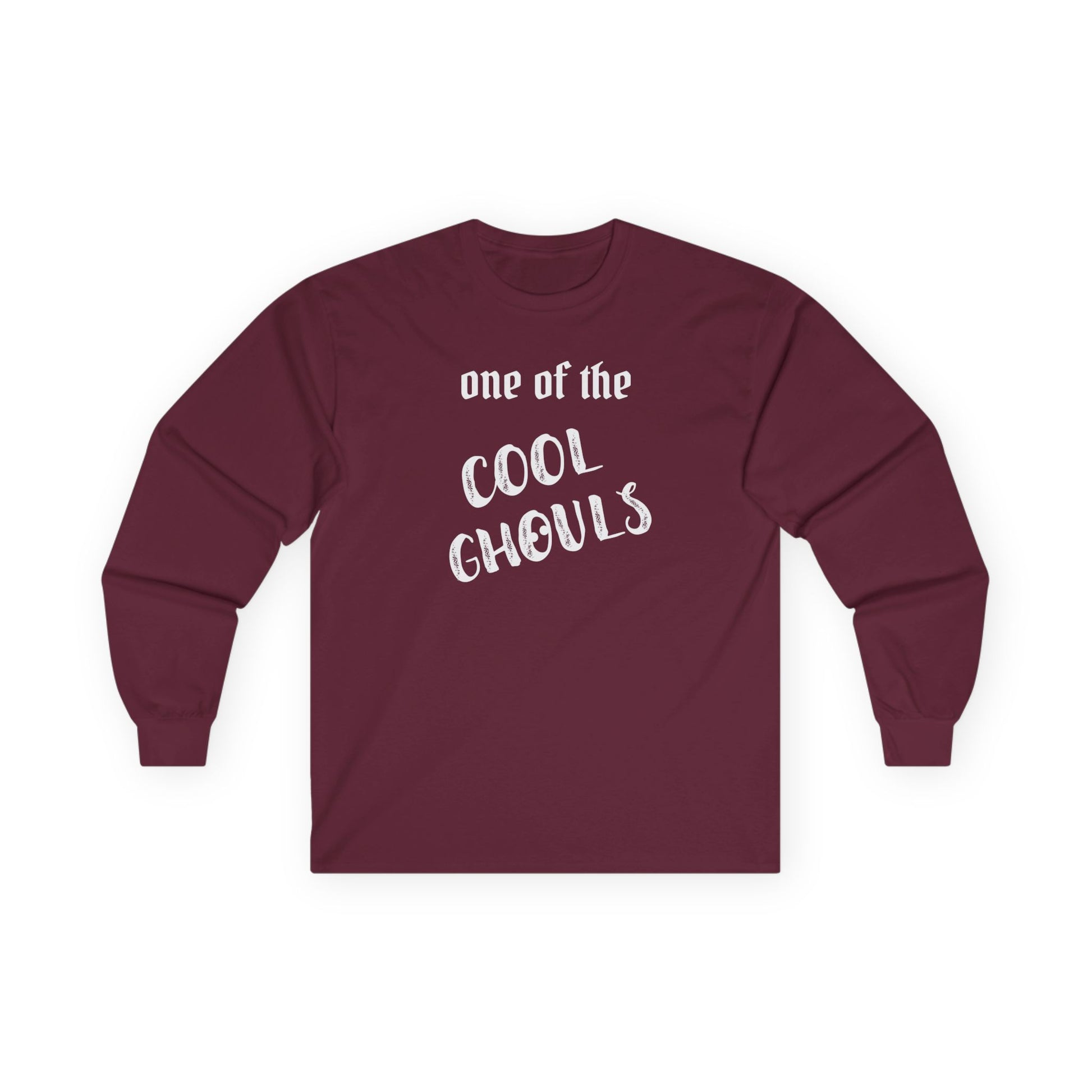one of the Cool Ghouls Unisex Ultra Cotton Long Sleeve Tee