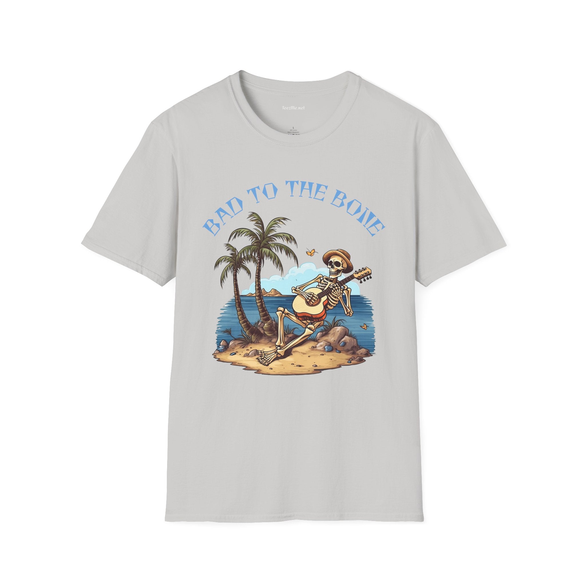Bad to the Bone Unisex Softstyle T-Shirt 100% Cotton Graphic