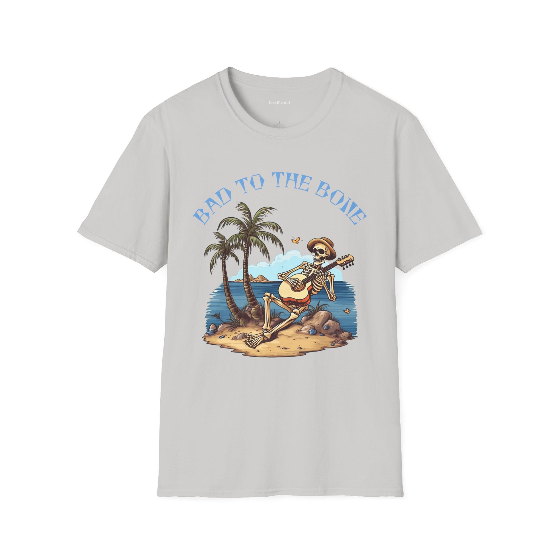 Bad to the Bone Unisex Softstyle T-Shirt 100% Cotton Graphic