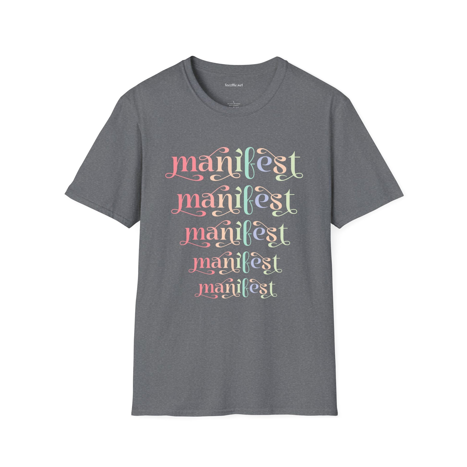 Manifest Unisex Softstyle T-Shirt 100% Cotton Graphic