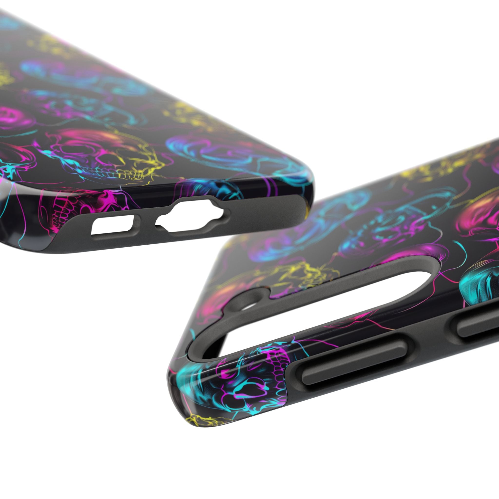 Neon Skull Cell Phone Case Tough Phone Cases