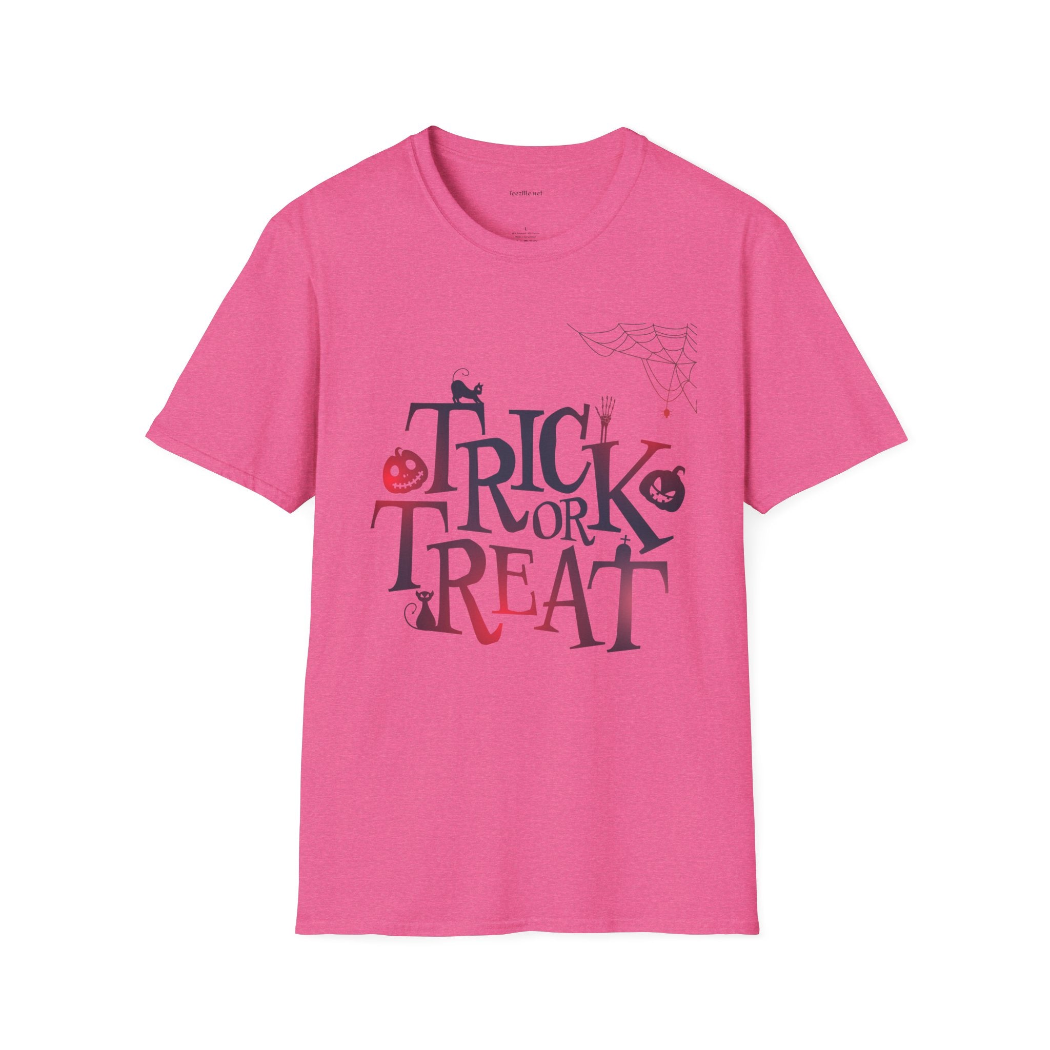 Trick or Treat - Unisex Softstyle T-Shirt 100% Cotton Graphic