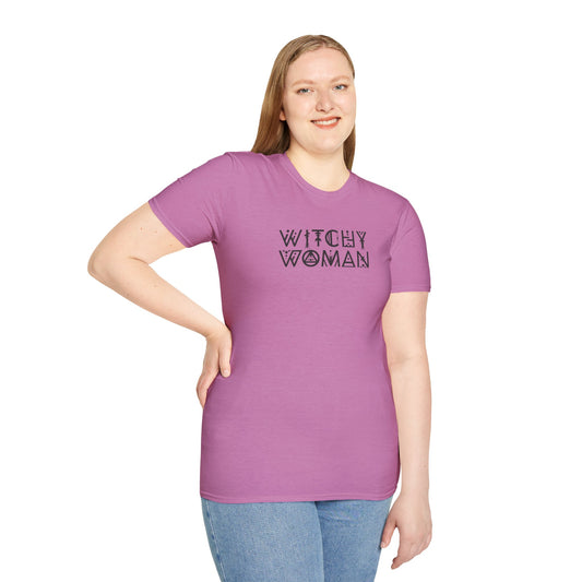 Witchy Woman - Unisex Softstyle T-Shirt 100% Cotton Graphic