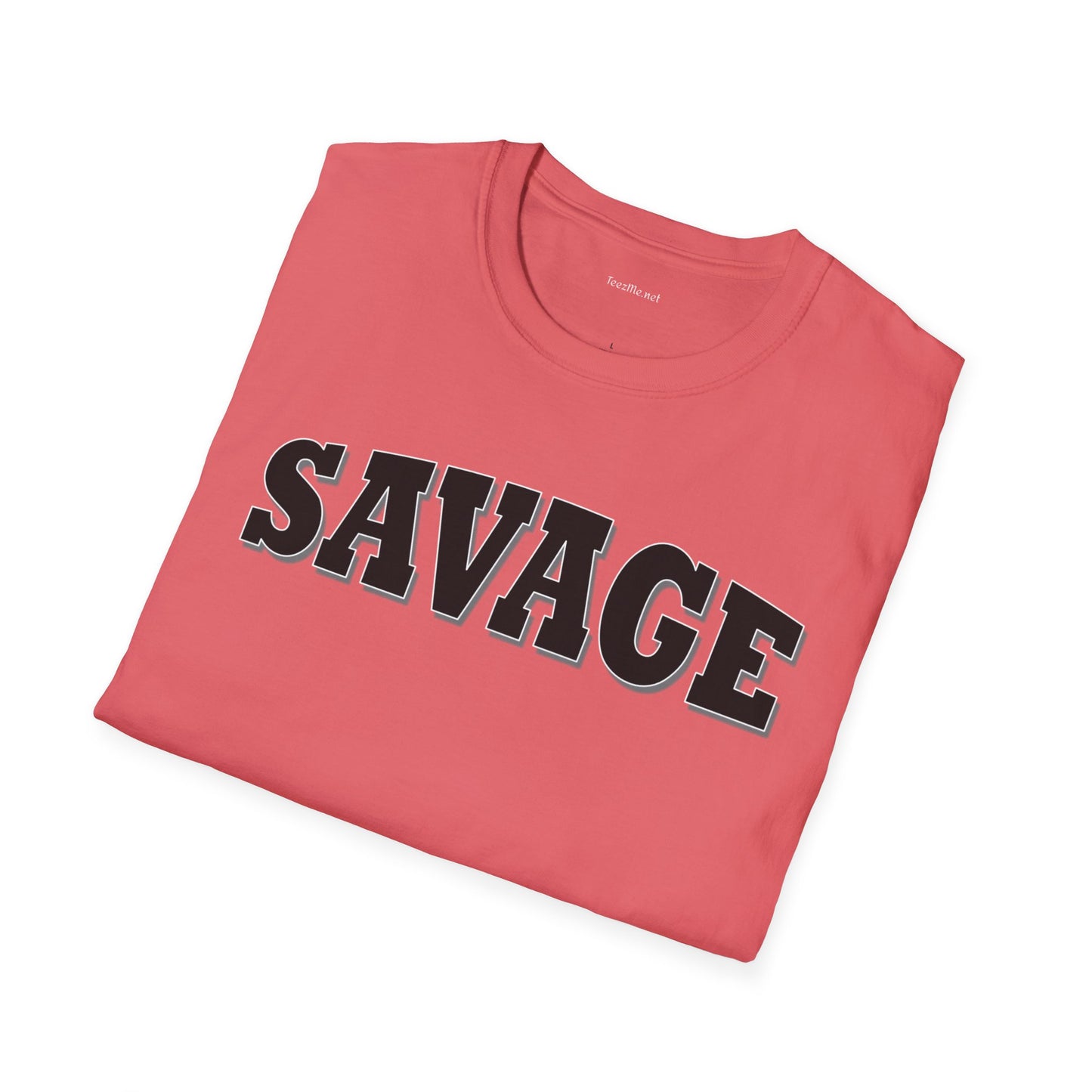 SAVAGE - Unisex Softstyle T-Shirt 100% Cotton Graphic