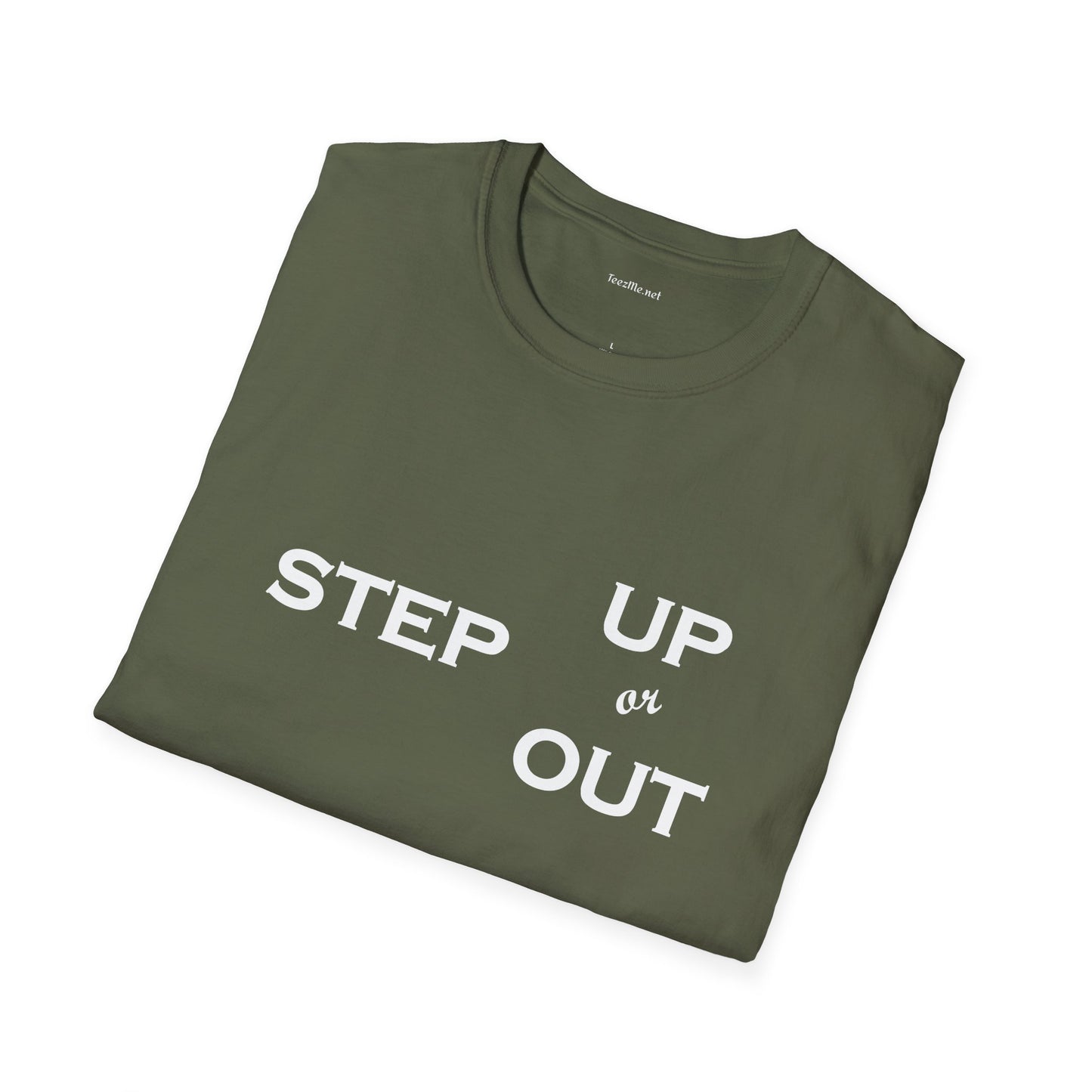 Step Up - Unisex Softstyle T-Shirt 100% Cotton Graphic