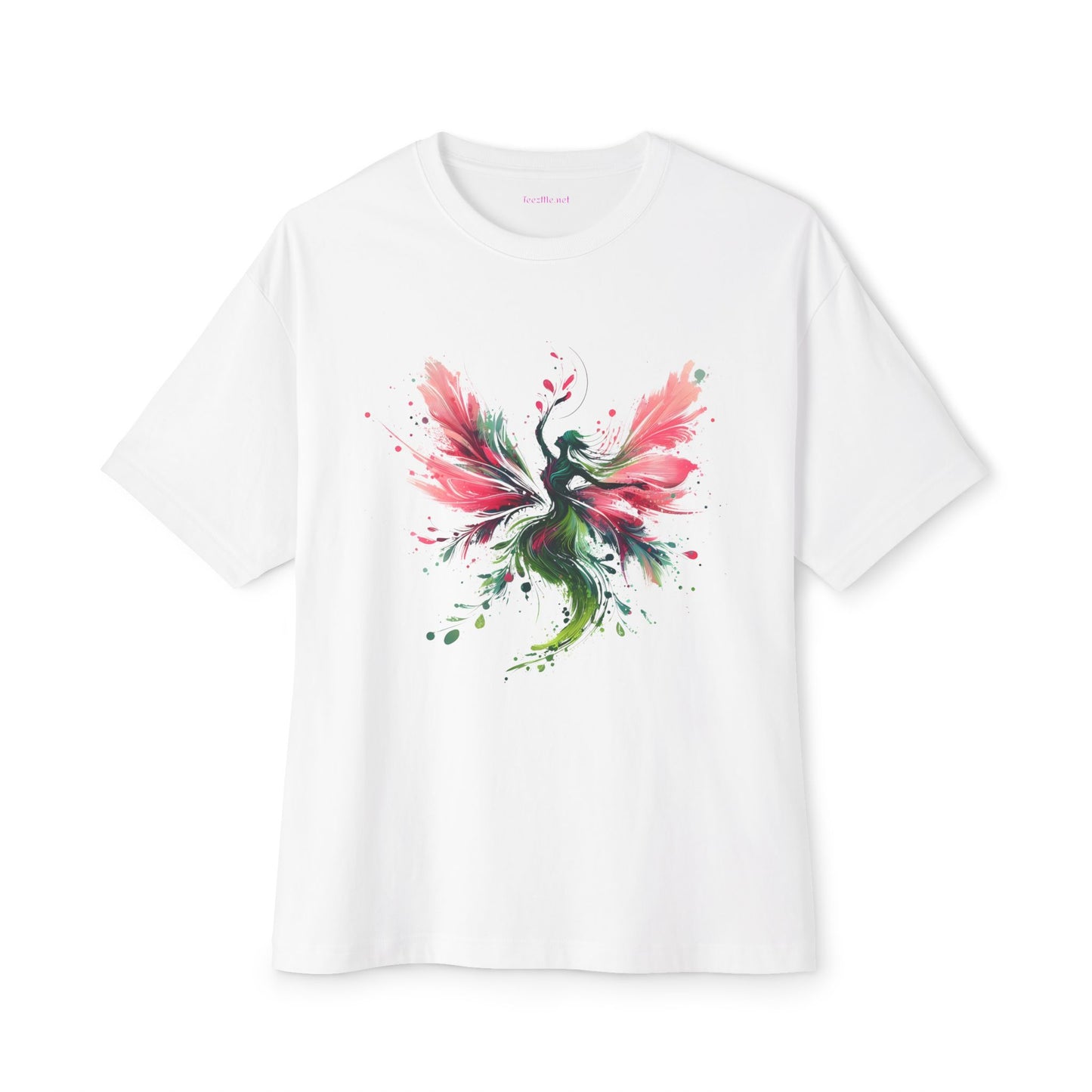 Fairy Garden 01 Unisex Oversized Boxy Tee