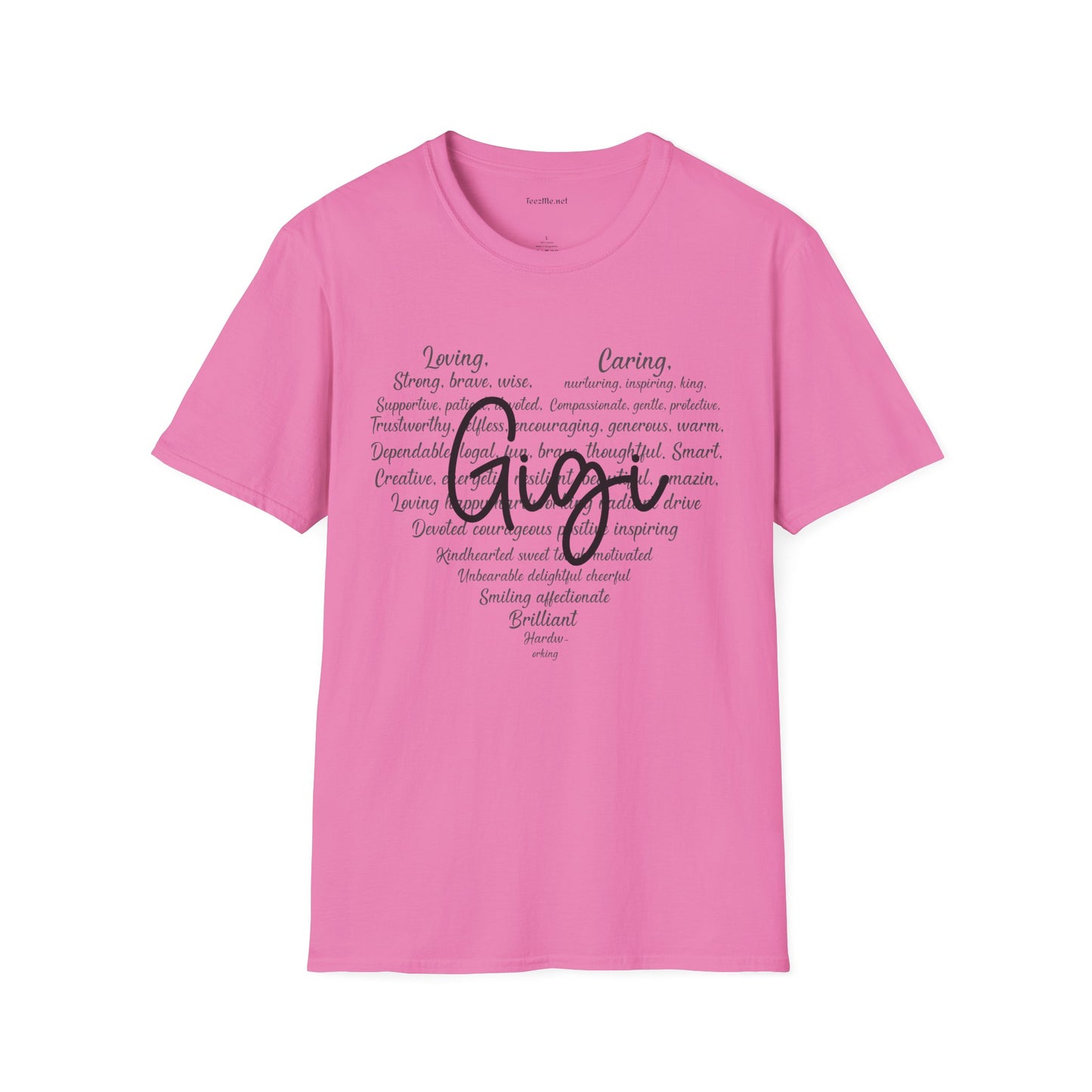 Gigi (definition) Unisex Soft Style T-Shirt 100% Cotton Graphic