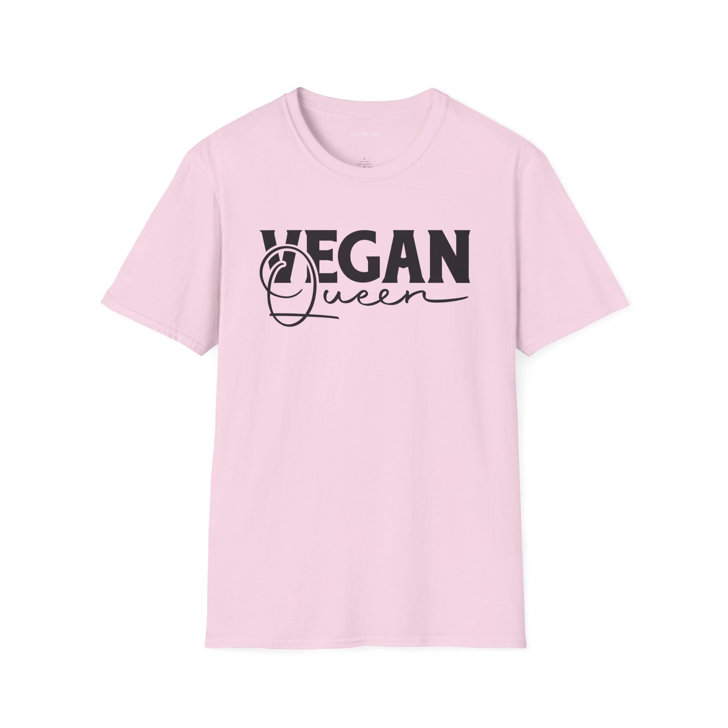 Vegan Queen Unisex Softstyle T-Shirt 100% Cotton Graphic