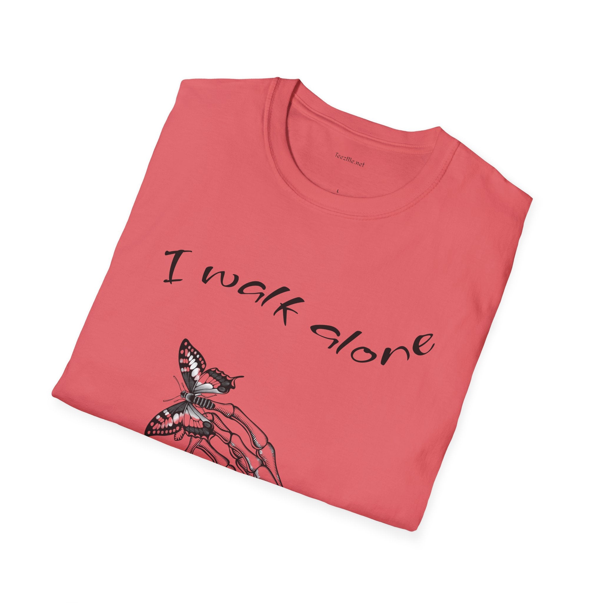I walk alone - Unisex Softstyle T-Shirt 100% Cotton Graphic