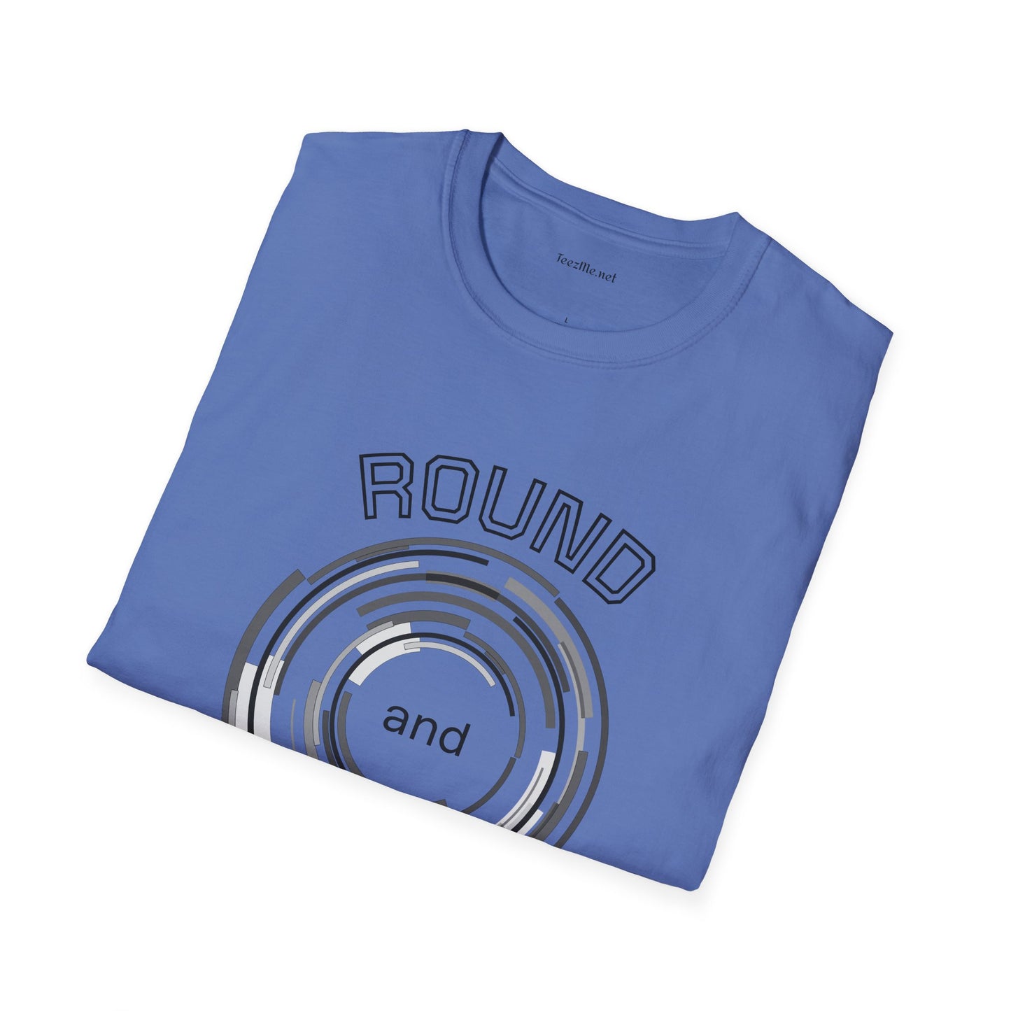 Round and Round - Unisex Softstyle T-Shirt 100% Cotton Graphic