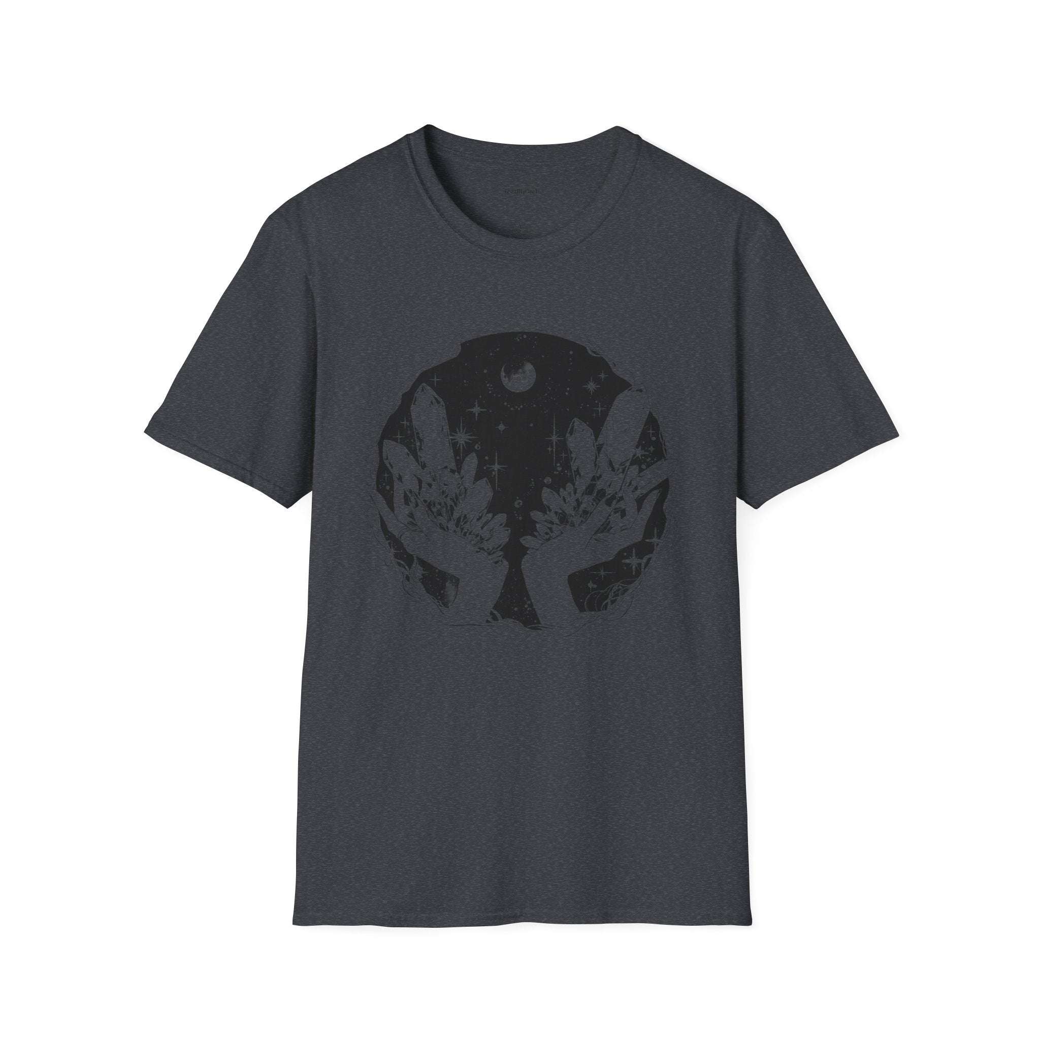 Crystal Moon Magic  - Unisex Softstyle T-Shirt 100% Cotton Graphic
