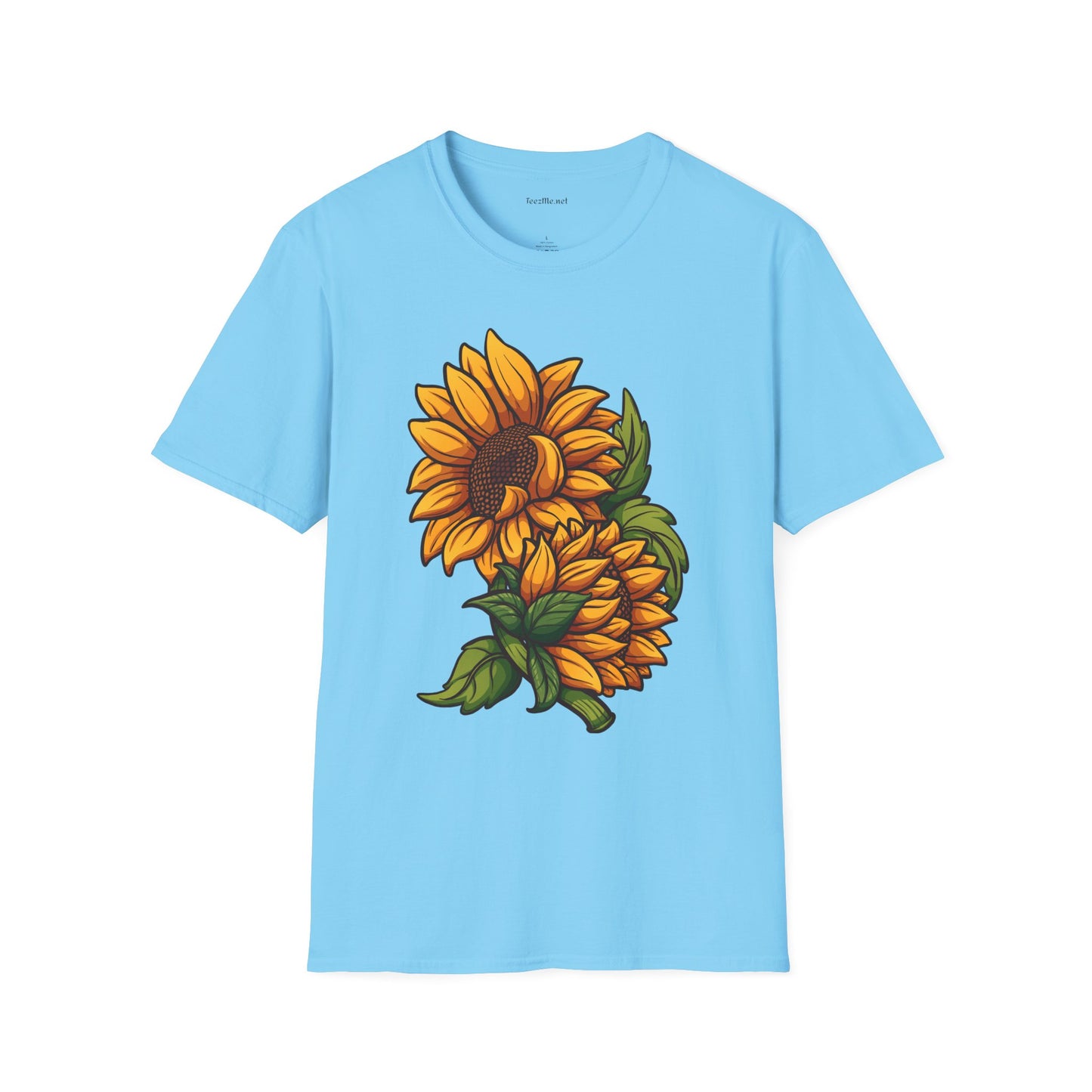 Sunflower (image) - Unisex Softstyle T-Shirt 100% Cotton Graphic
