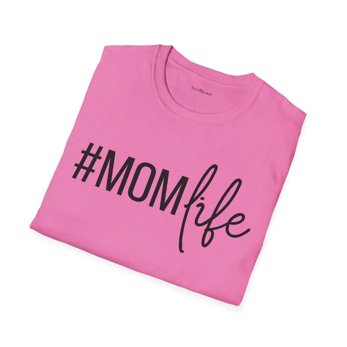 Mom Life 01 Unisex SoftStyle T-Shirt 100% Cotton Graphic